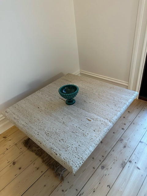 - Travertine Coffee Table