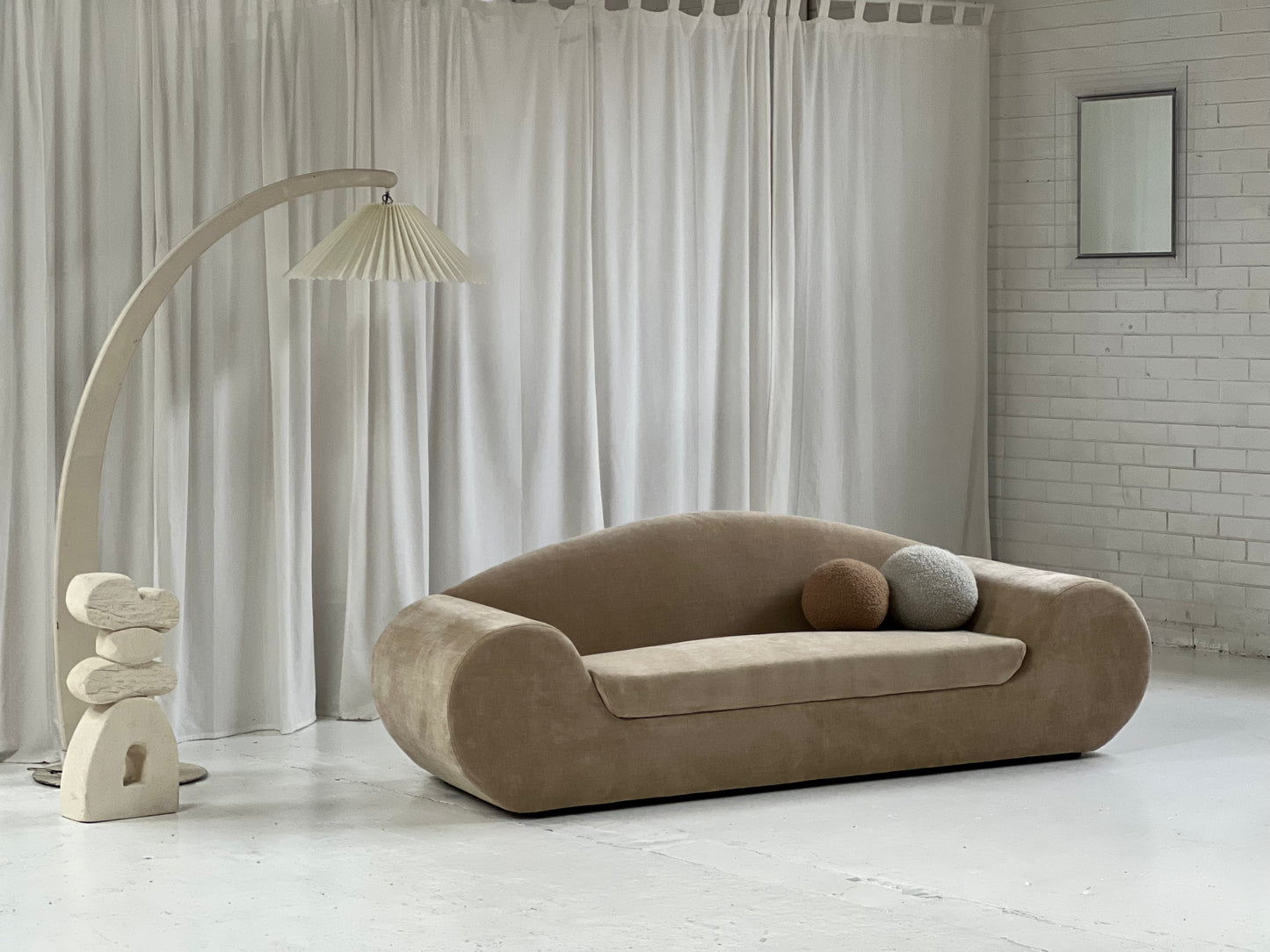 - Bespoke Velvet Space Sofa