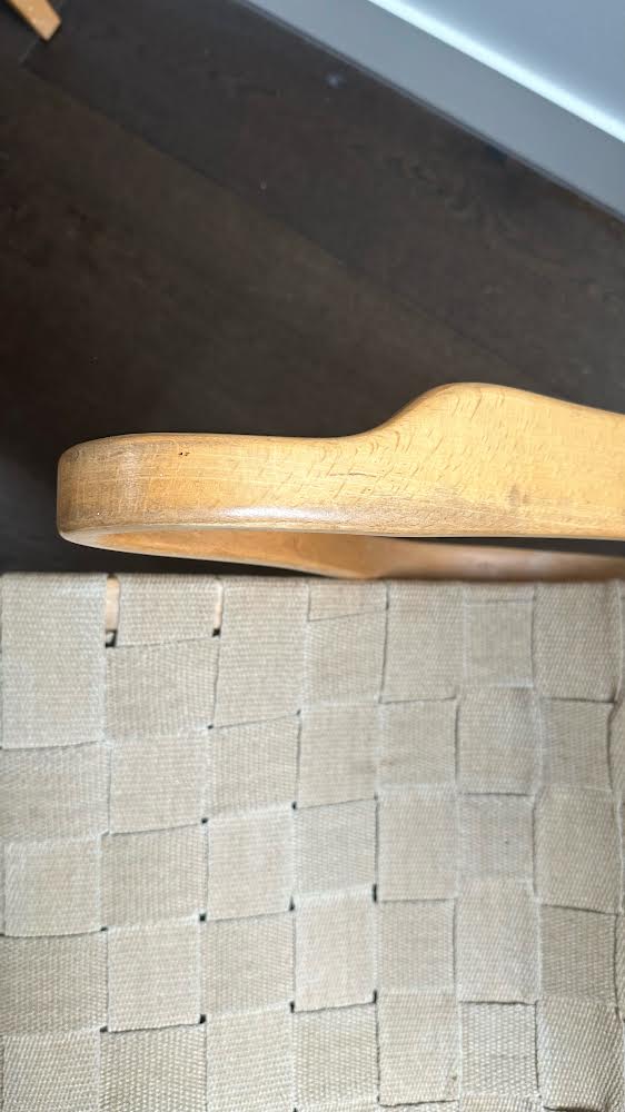 1940s Swedish 'Pernilla' Easy Chair & Footrest by Bruno Mathsson