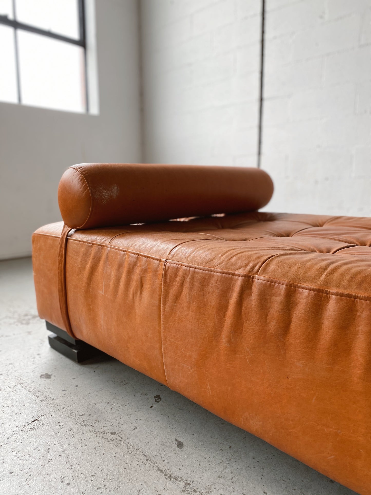 Vintage Leather Daybed