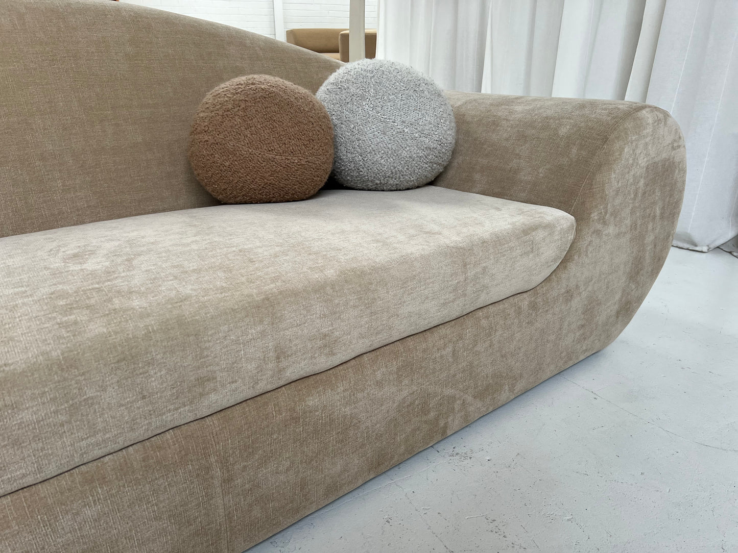 - Bespoke Velvet Space Sofa