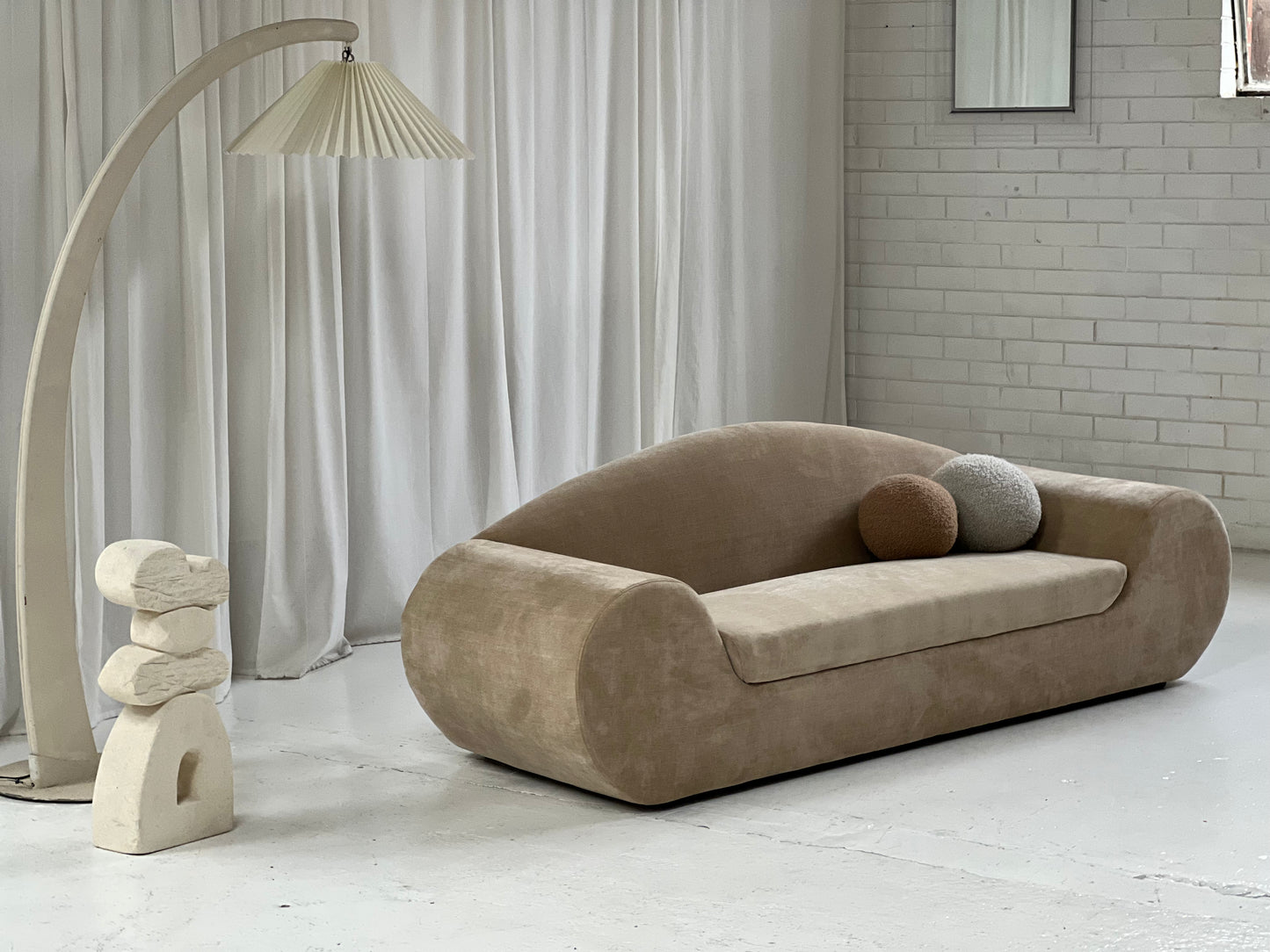 - Bespoke Velvet Space Sofa