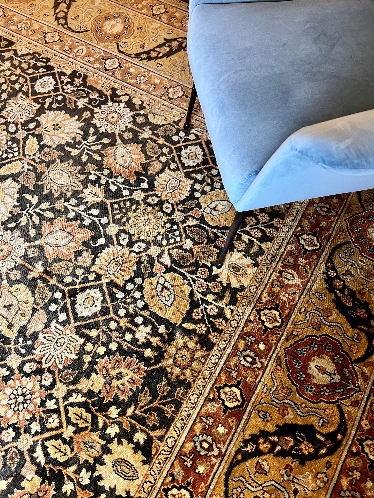 - Large Handmade Hali Wool Rug