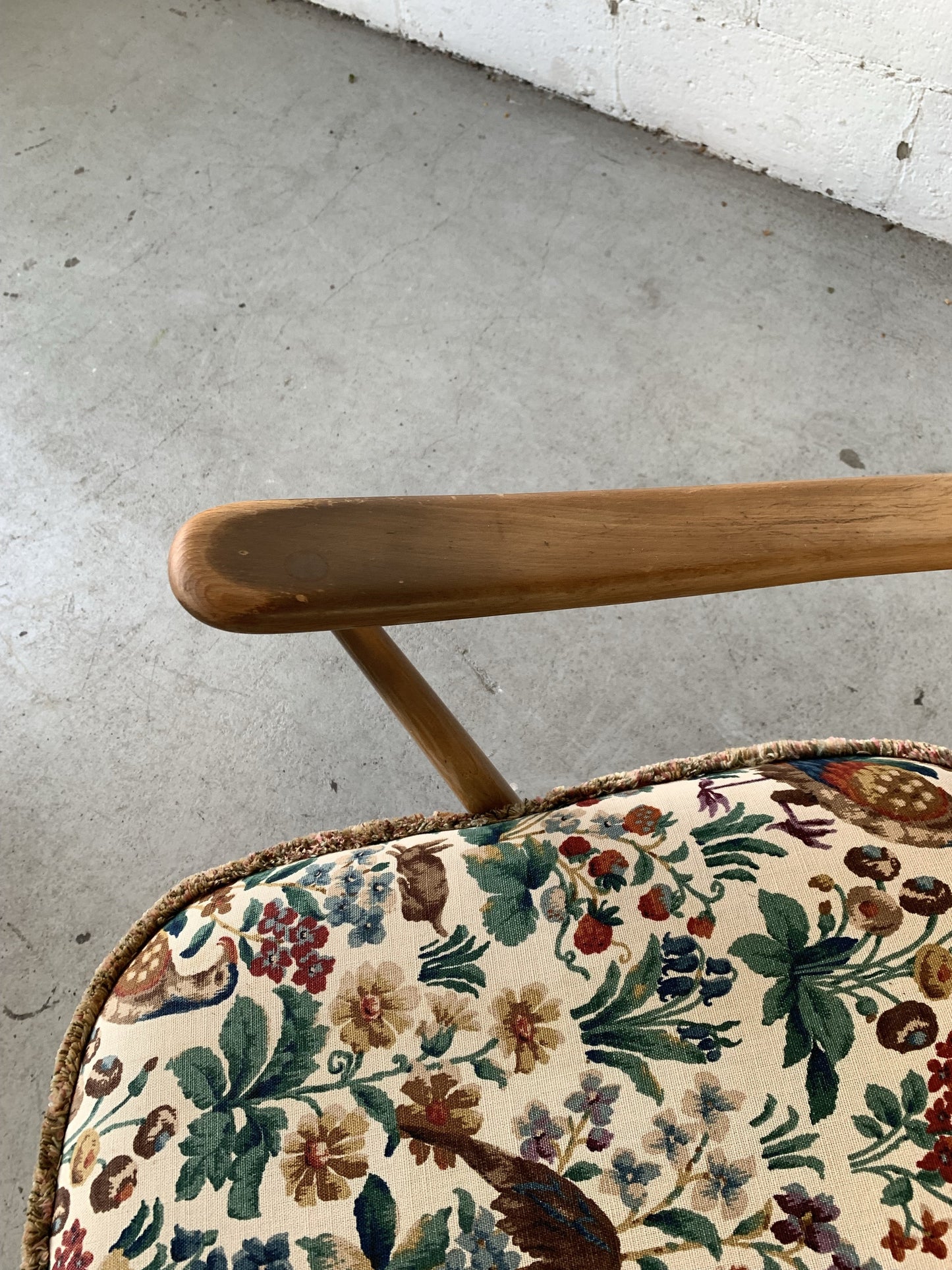Elm Wood Armchair by Ercol, UK - One Left