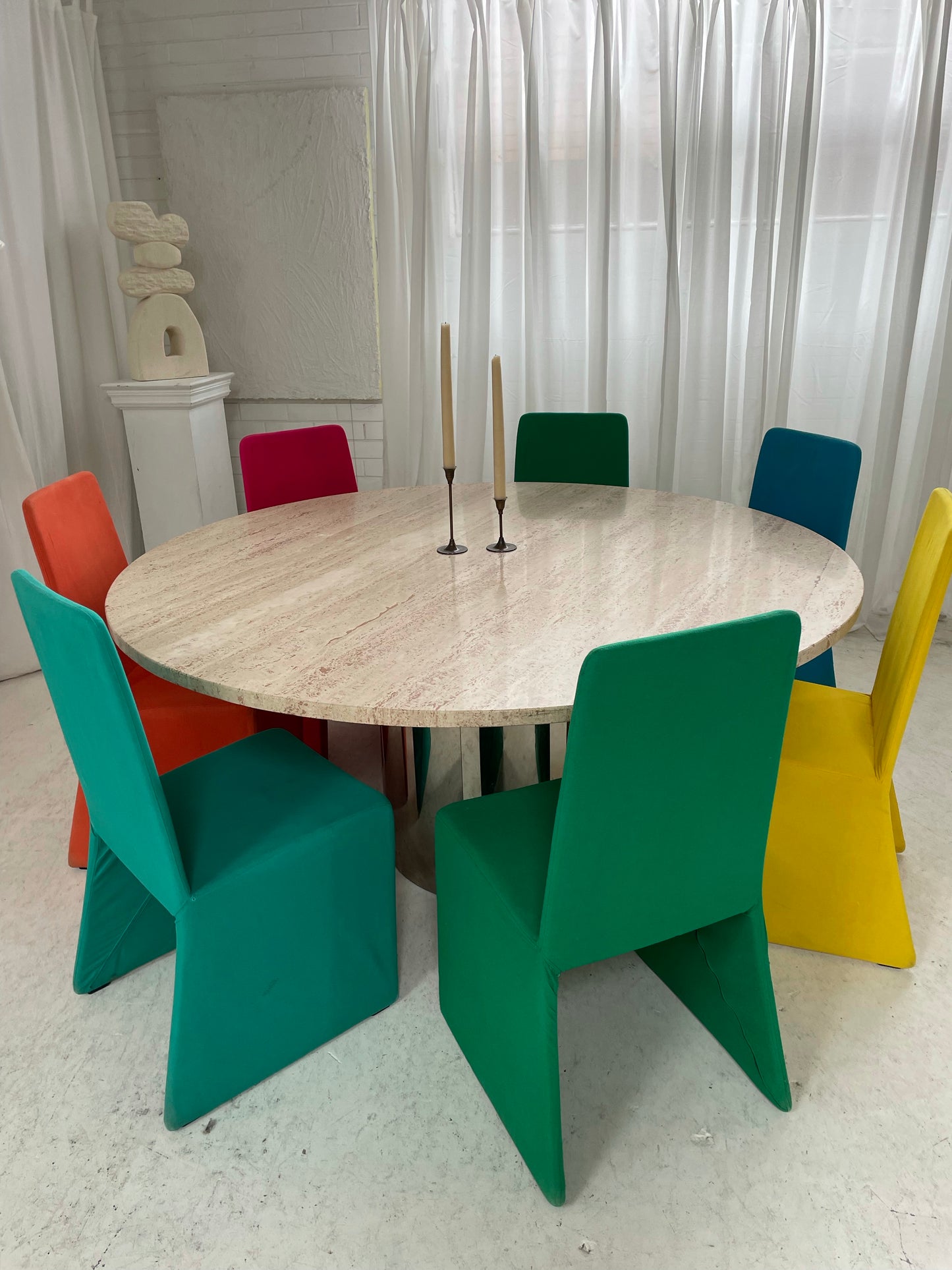 Italian Diamanté Chairs by Claudio Salocchi