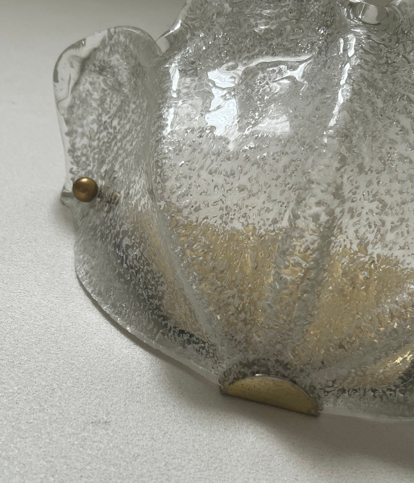 Vintage Murano Flower Sconce, Italy - Two Available