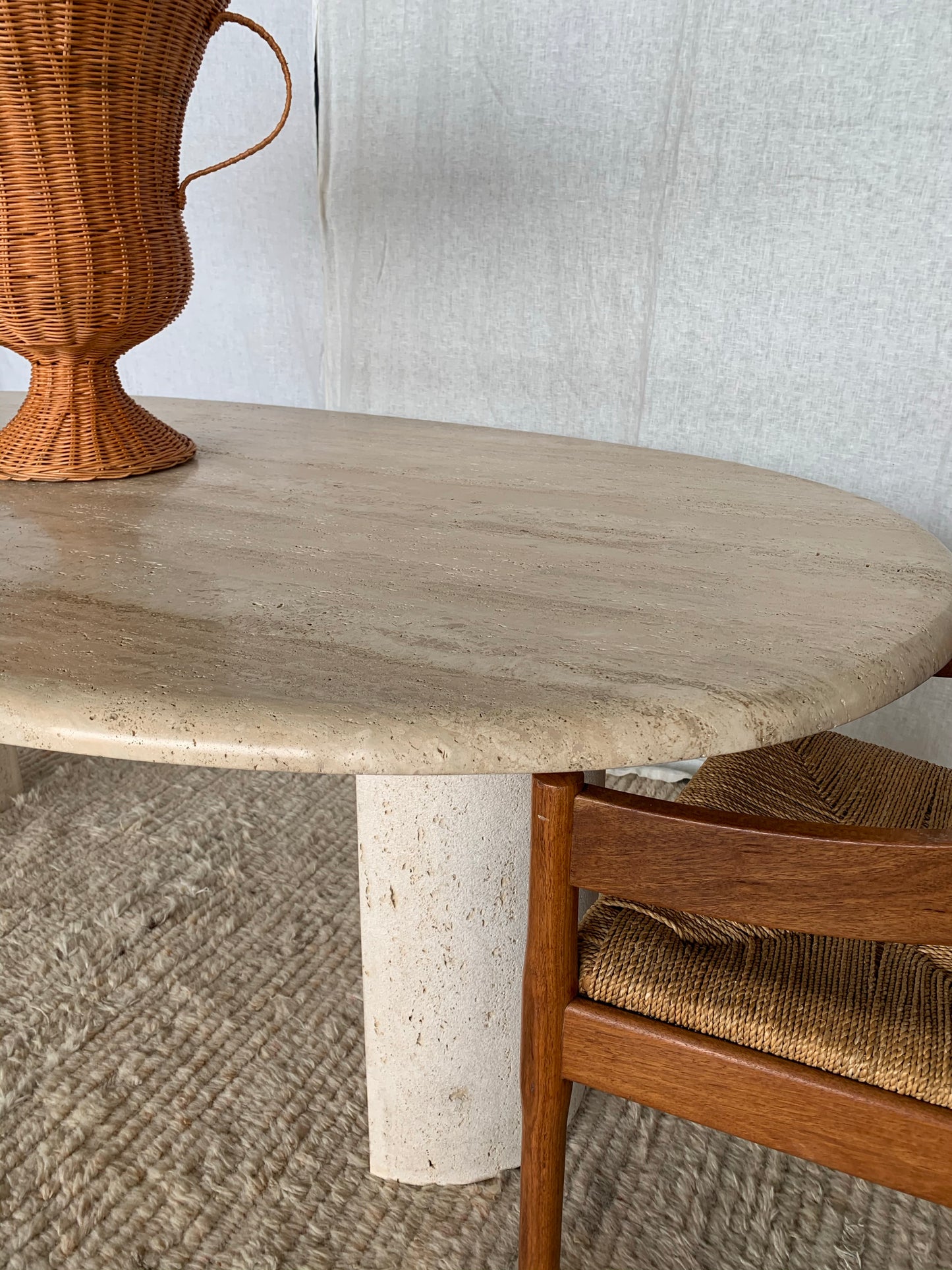 Travertine Dining Table