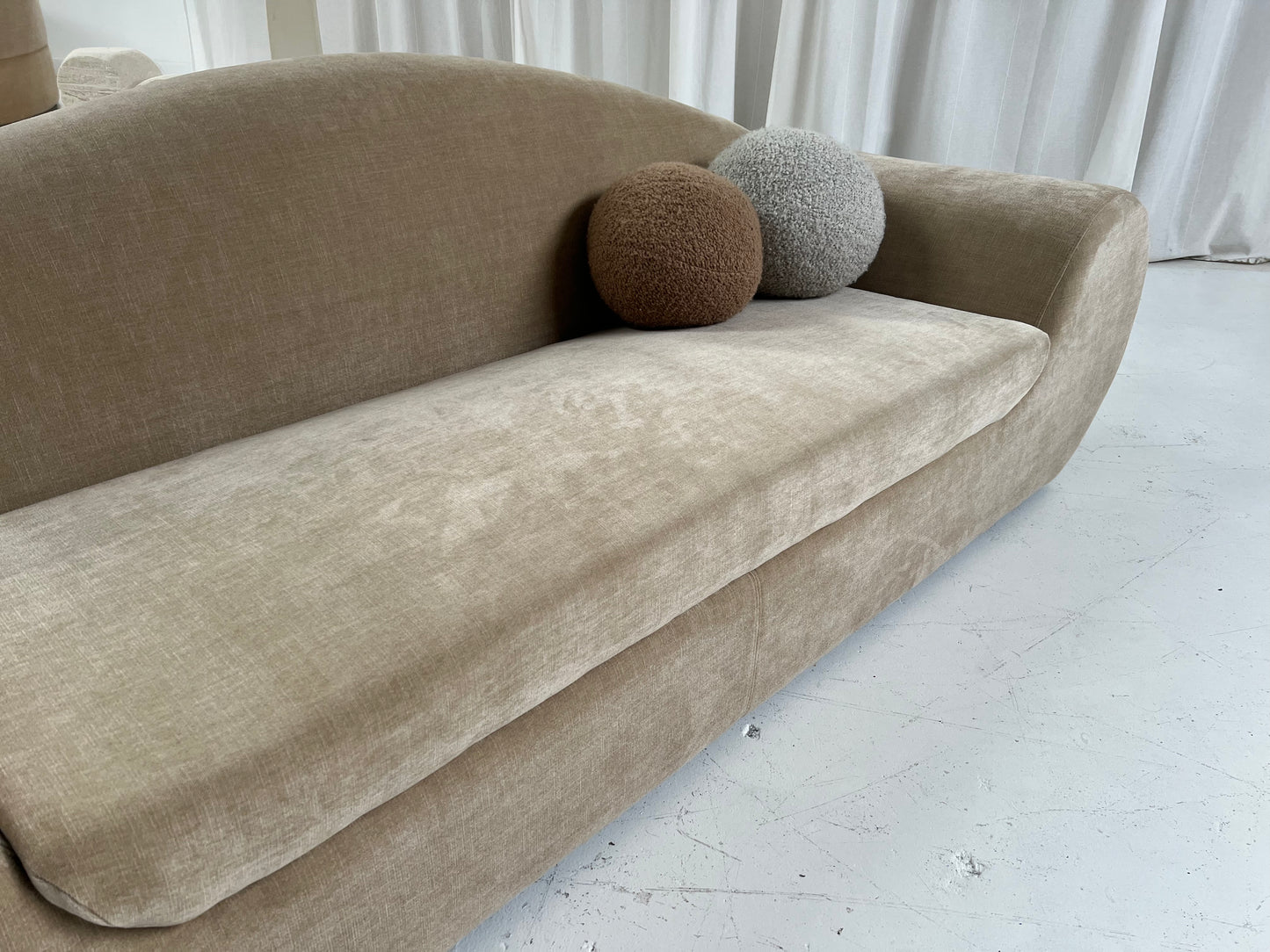 - Bespoke Velvet Space Sofa