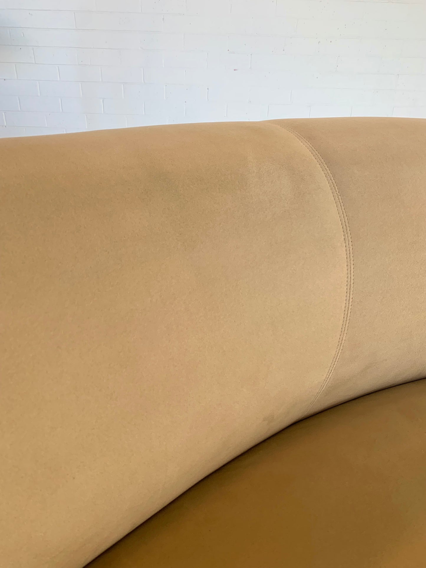 Stunning Curved Sofa and Ottoman