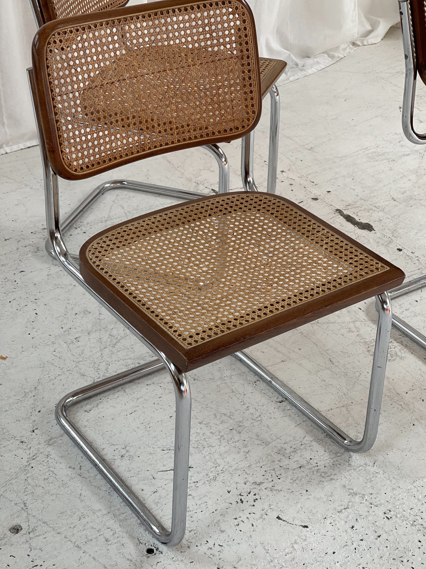 Set of Four Cesca Chairs - Made in Italy