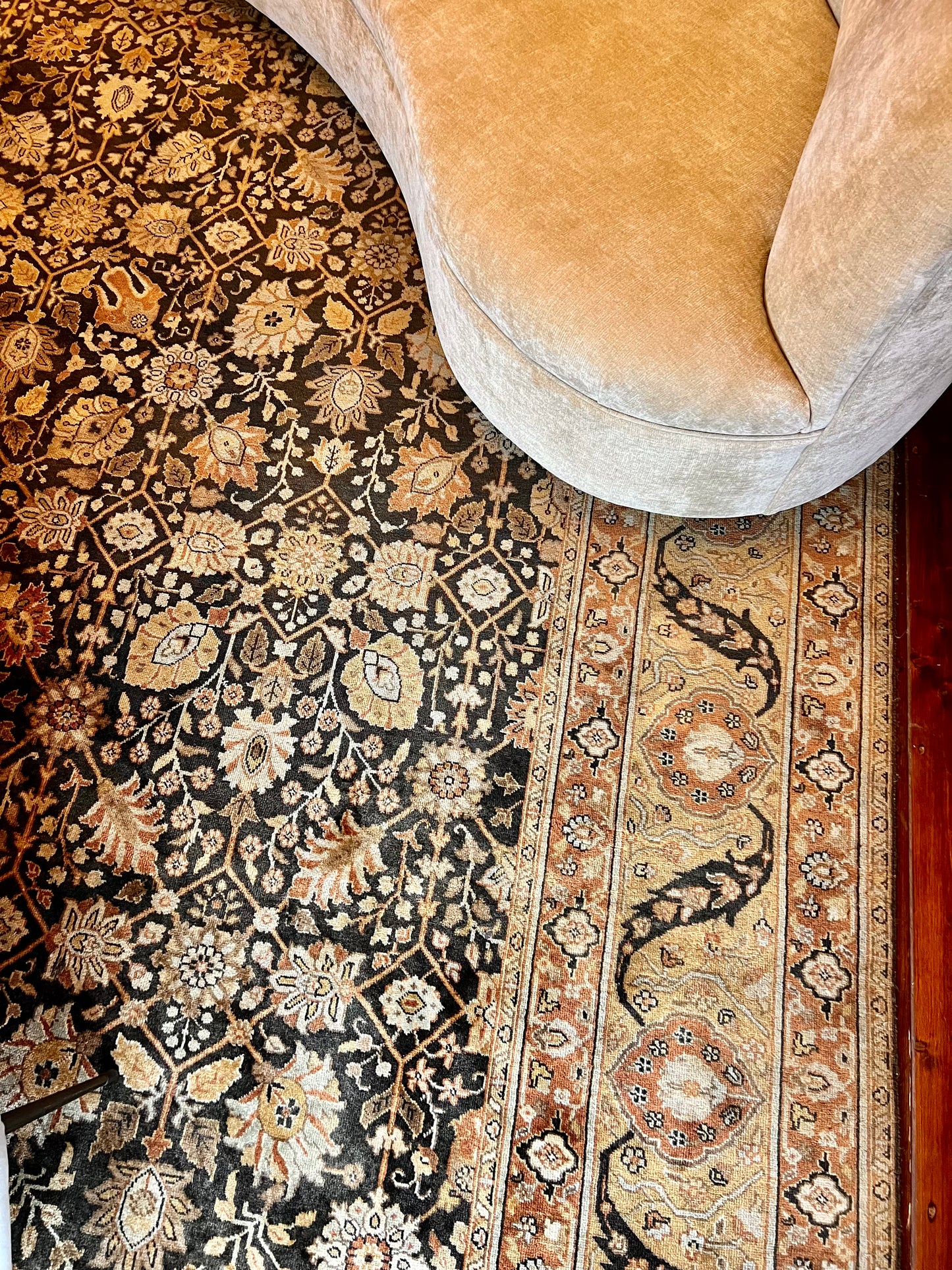 - Large Handmade Hali Wool Rug