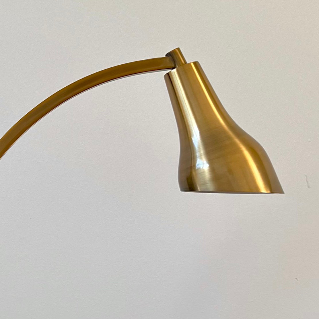 - Large Brass & Marble Lamp, Italy