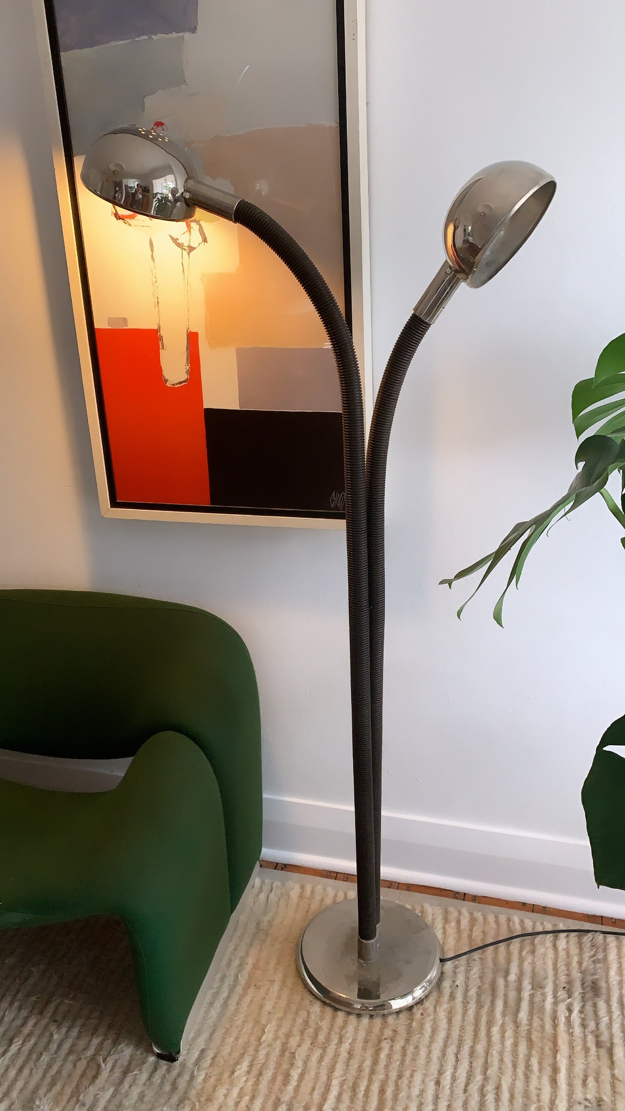 Vintage Oslo Twin Flex Floor Lamp
