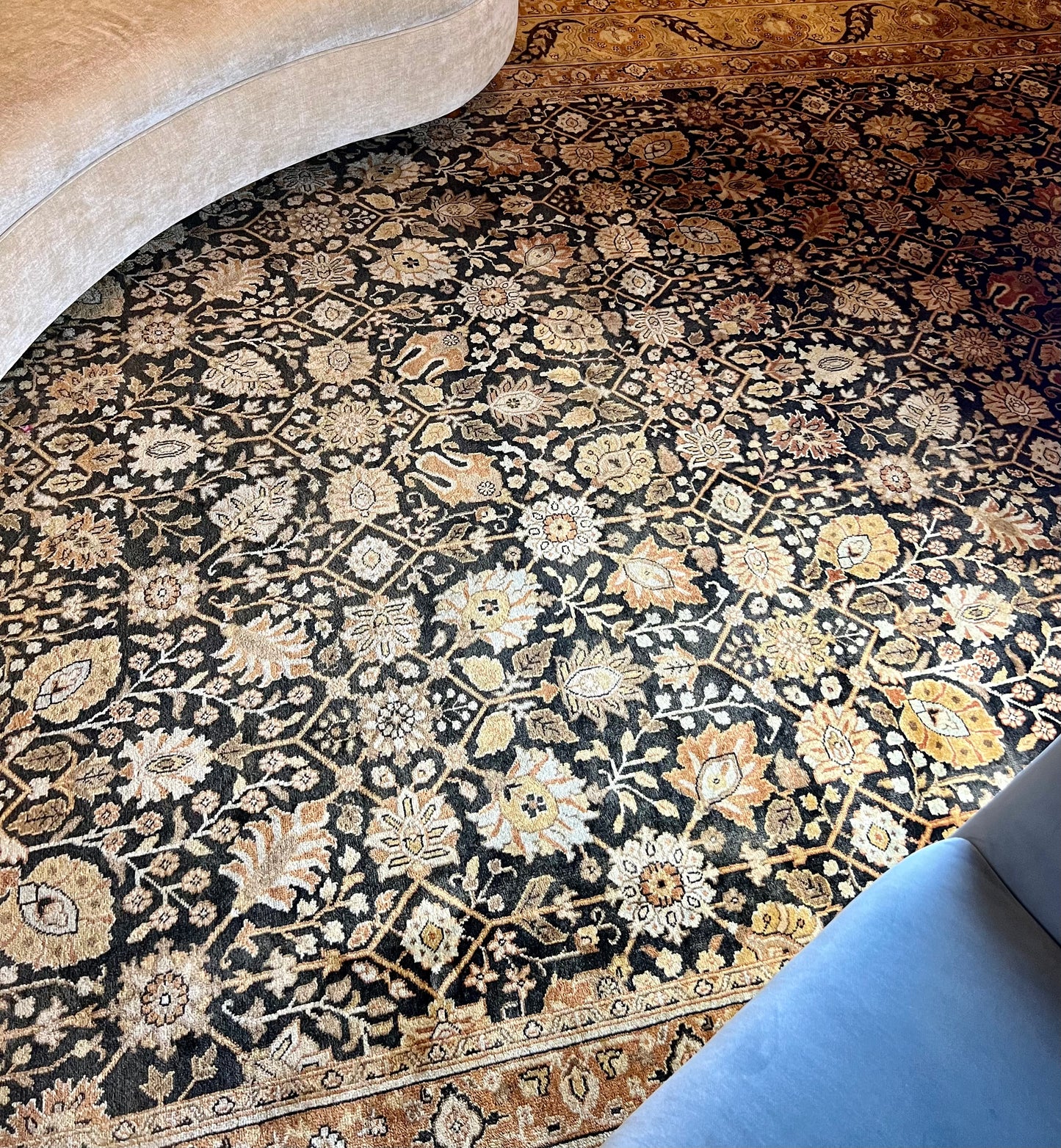 - Large Handmade Hali Wool Rug