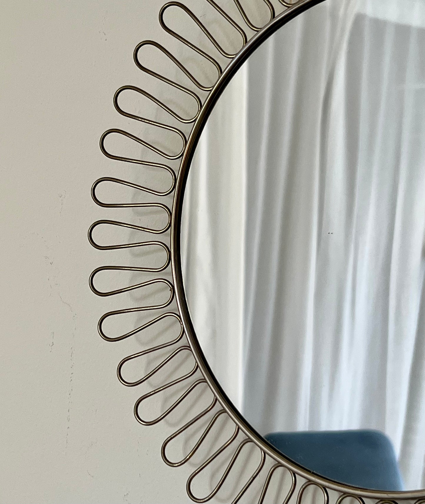 - Vintage Swedish Loop Mirror