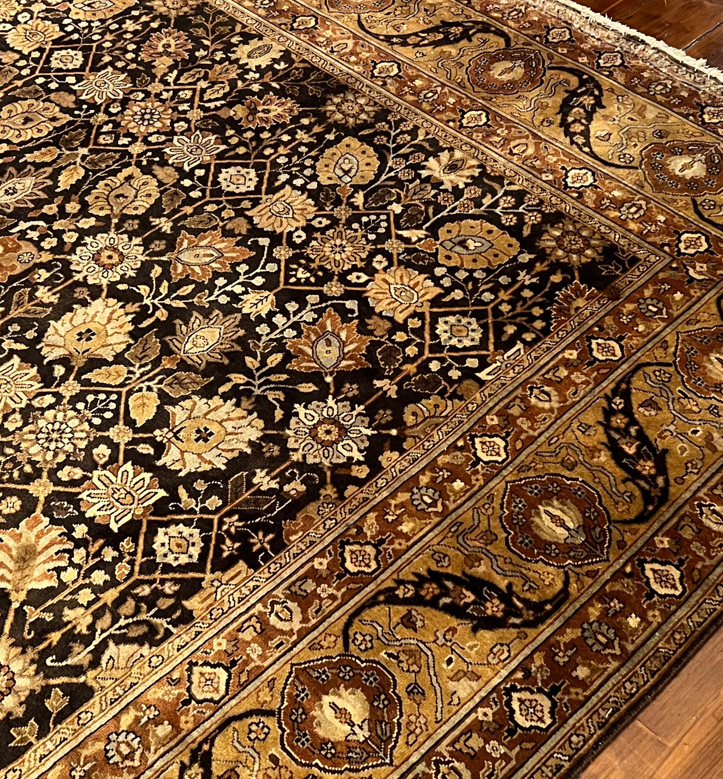- Large Handmade Hali Wool Rug