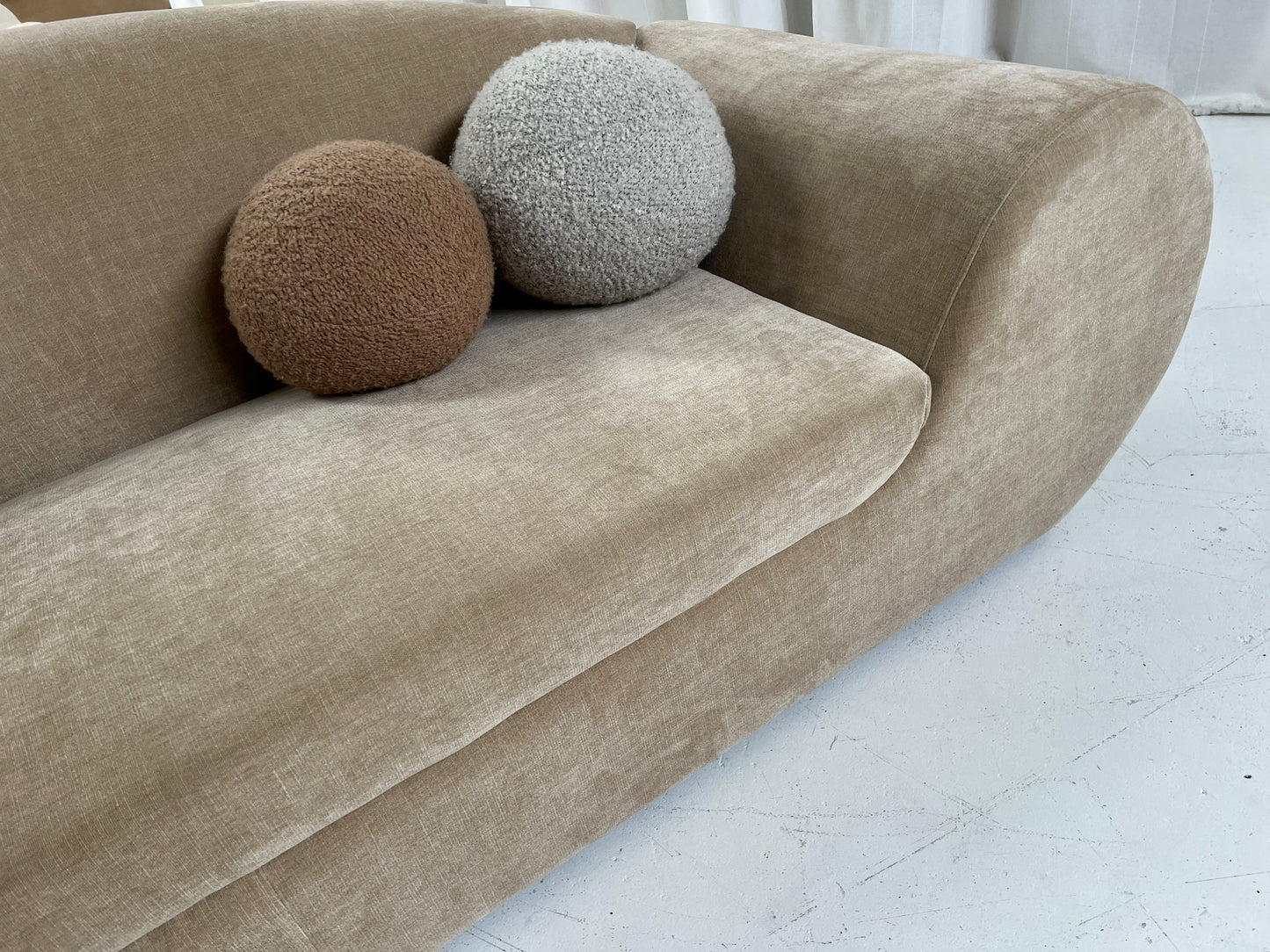 - Bespoke Velvet Space Sofa