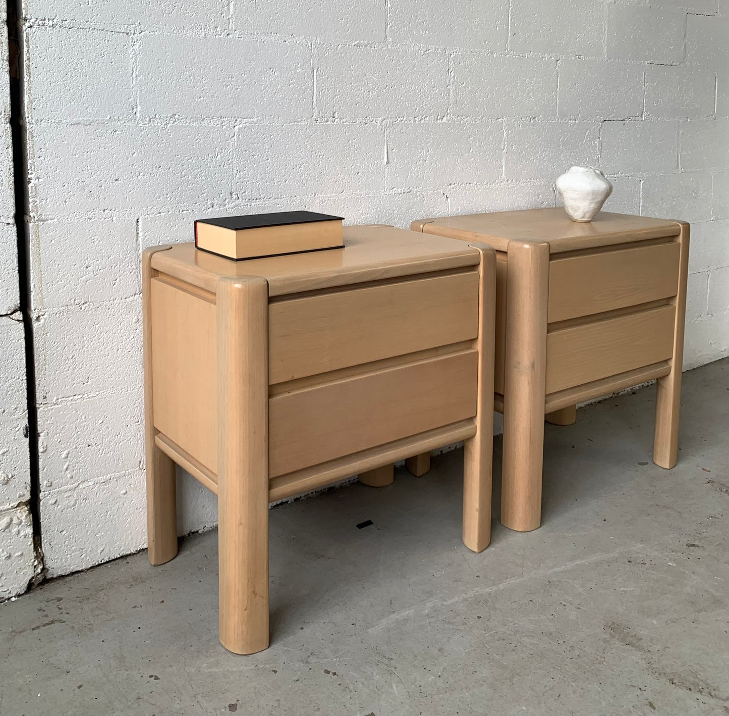 - Set of Two Vintage Kalmar Bedside Tables