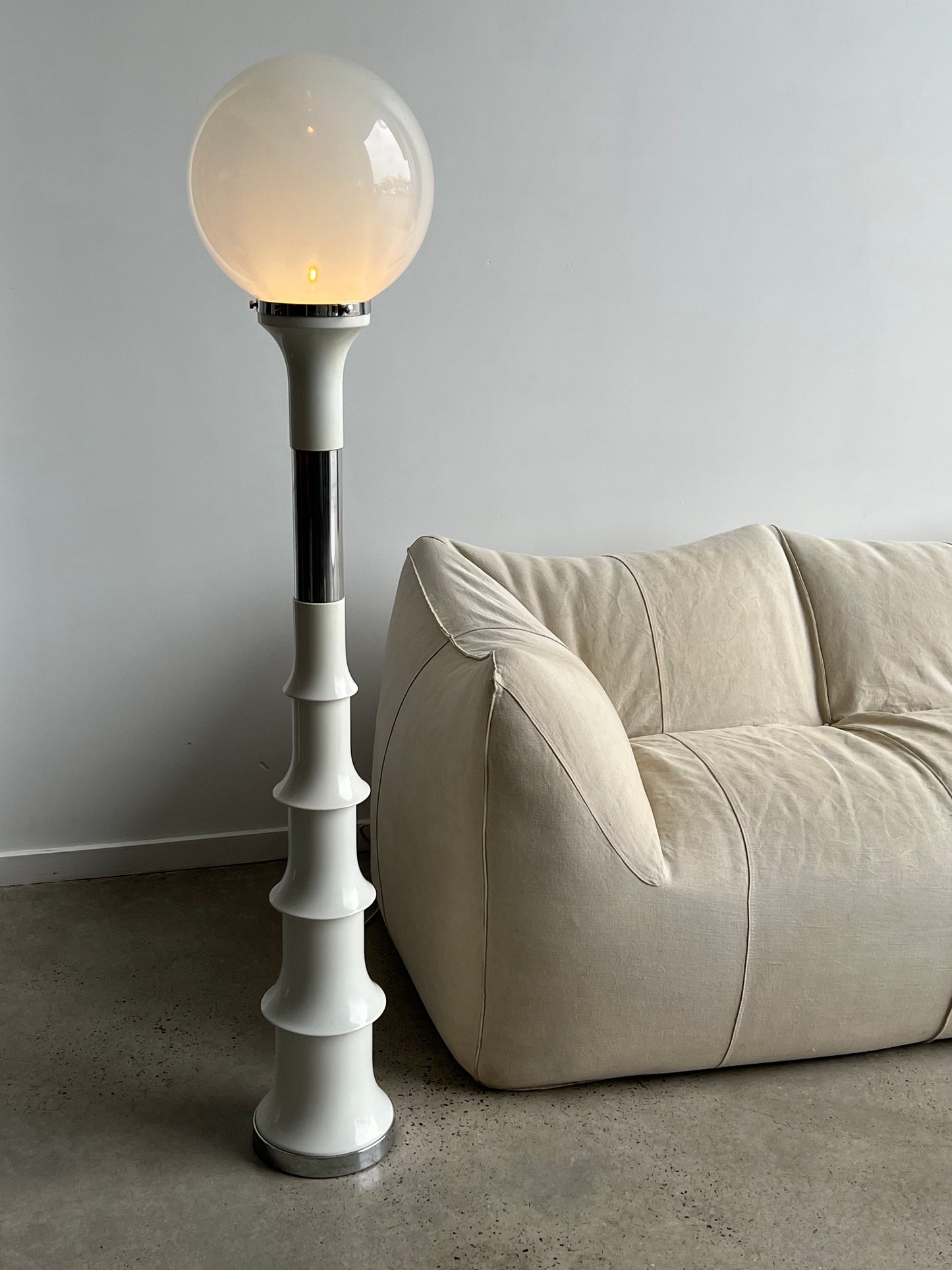 - Mazzega - Space Age Murano Glass Floor Lamp circa 1960