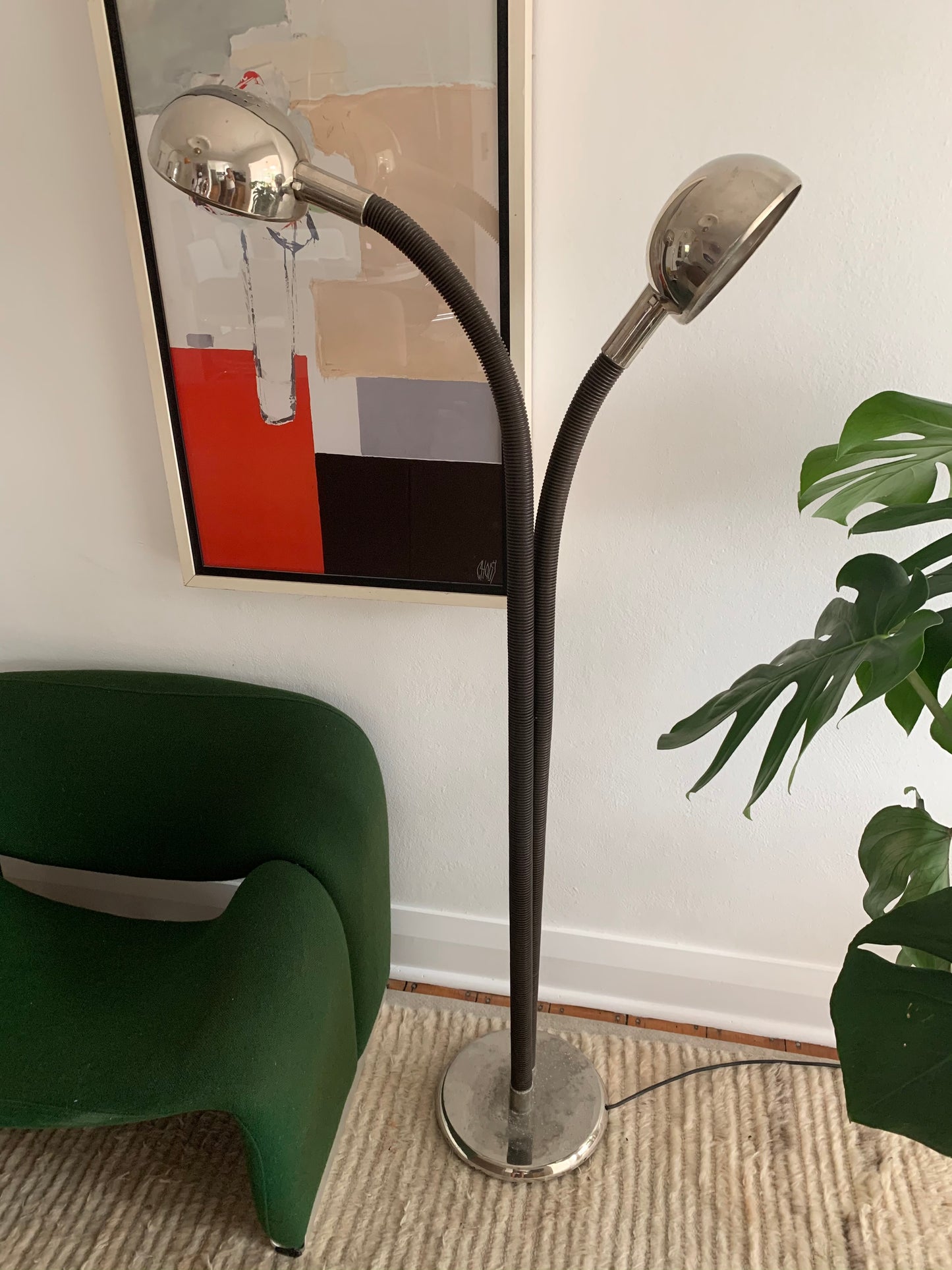 Vintage Oslo Twin Flex Floor Lamp