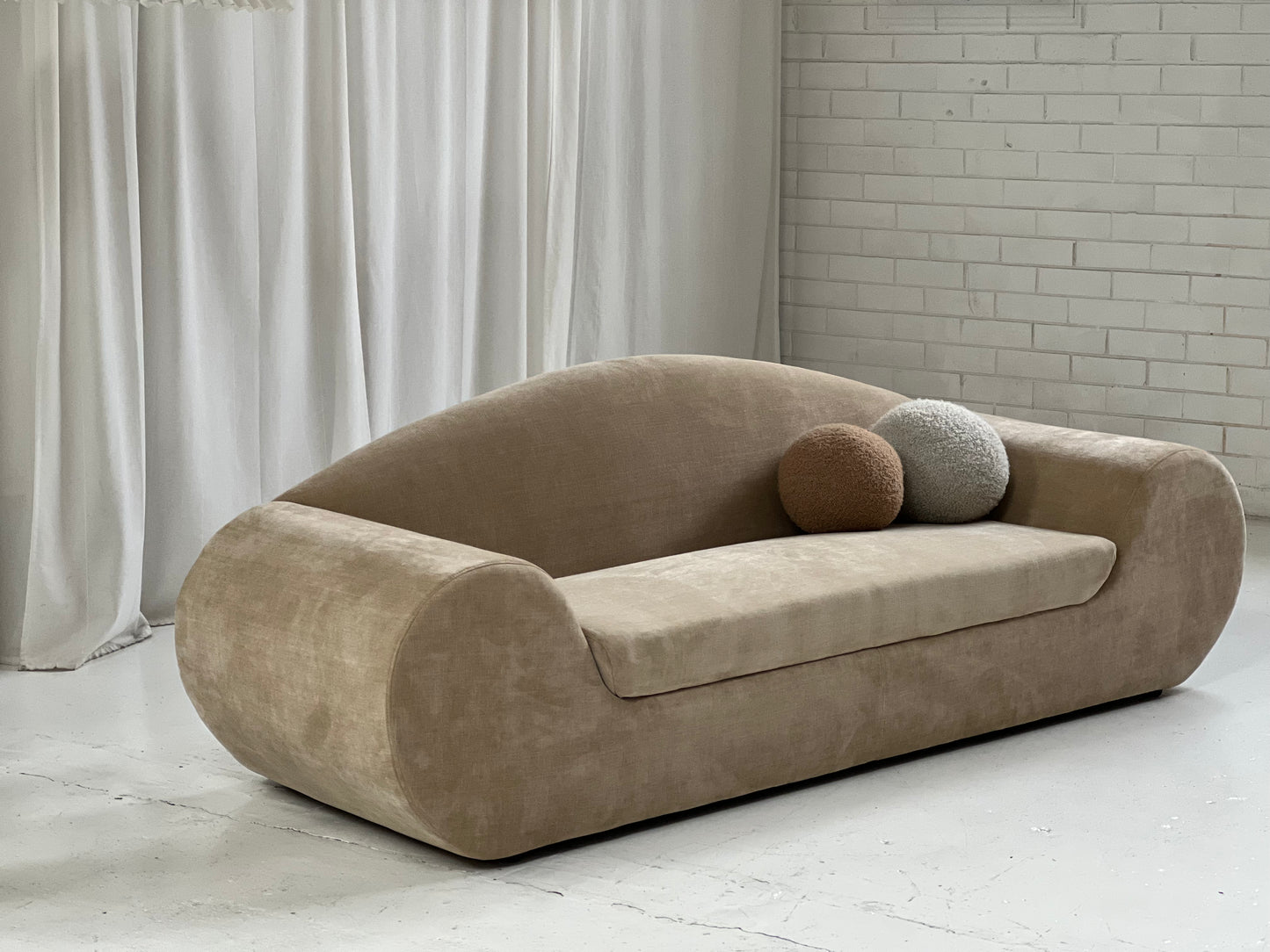 - Bespoke Velvet Space Sofa