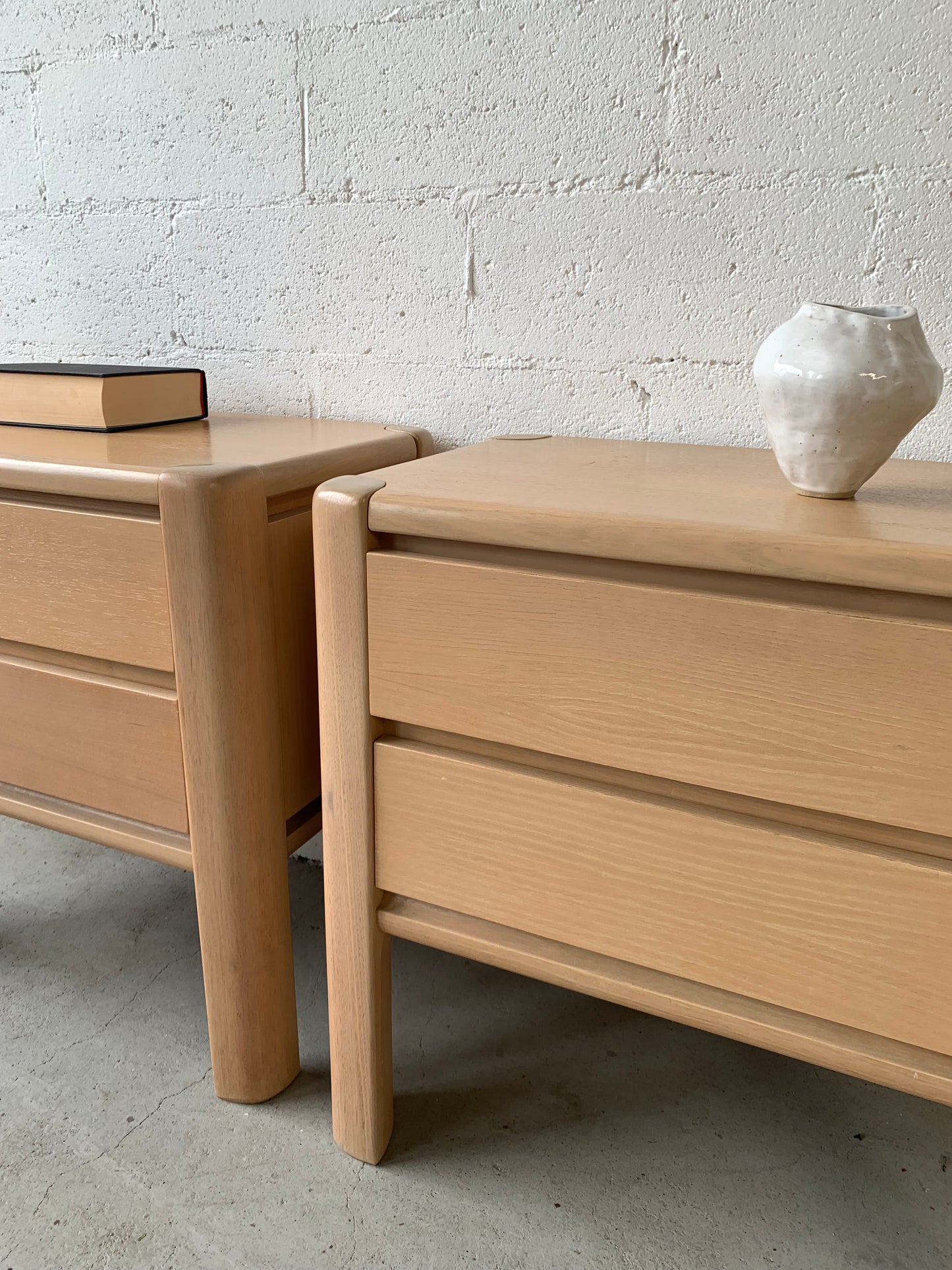 - Set of Two Vintage Kalmar Bedside Tables