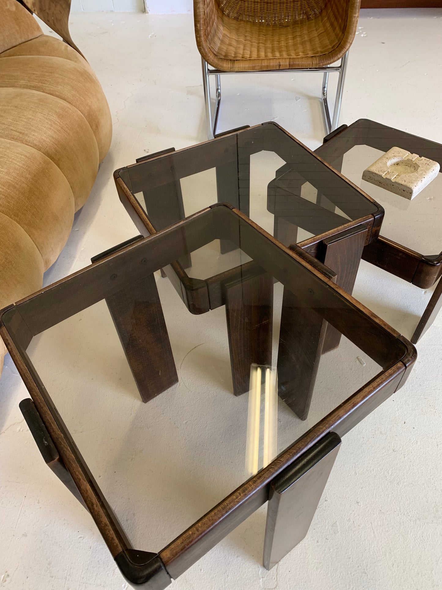 Nesting Tables by Gianfranco Frattini for Cassina