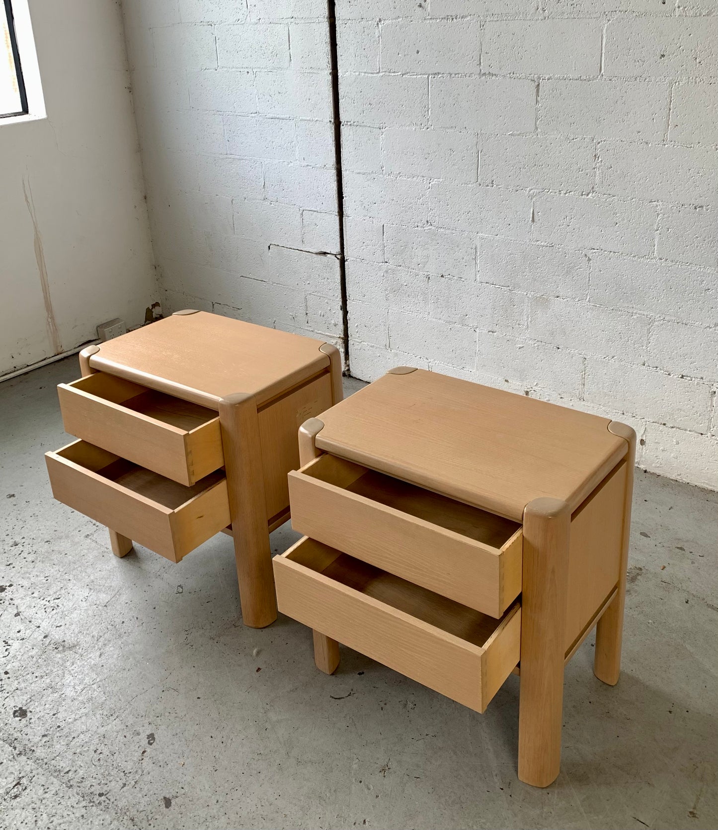 - Set of Two Vintage Kalmar Bedside Tables