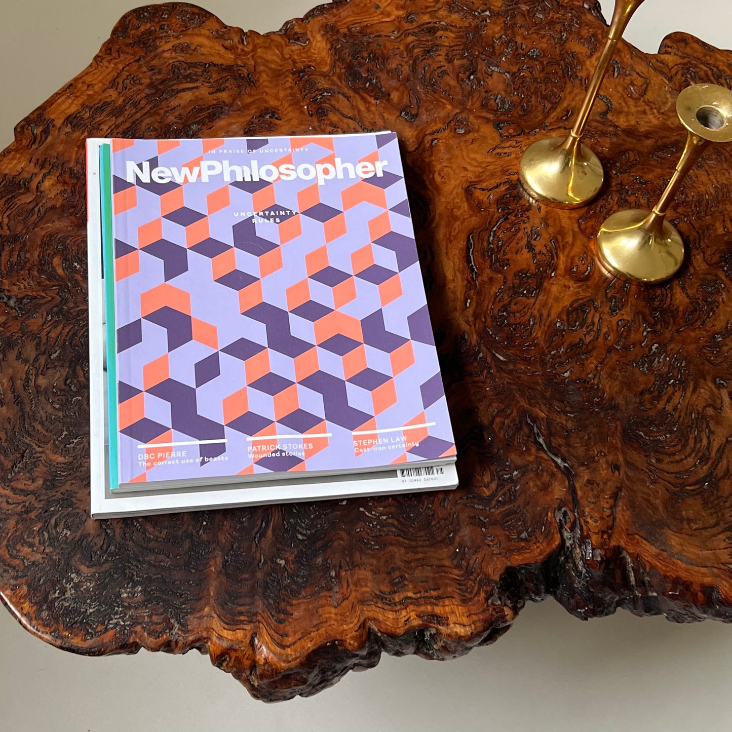 - Vintage Freeform Burl Coffee Table