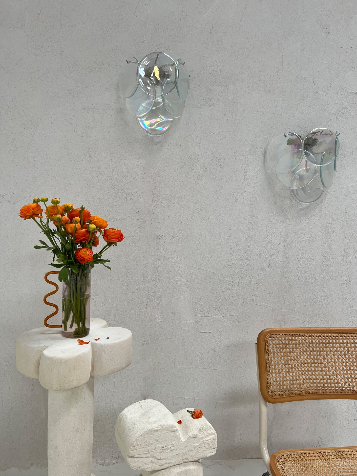 Murano Sconce - VISTOSTI IRIDESCENT- One Available