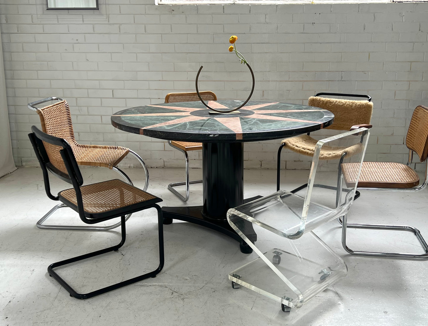 - Vintage Marble Star Table