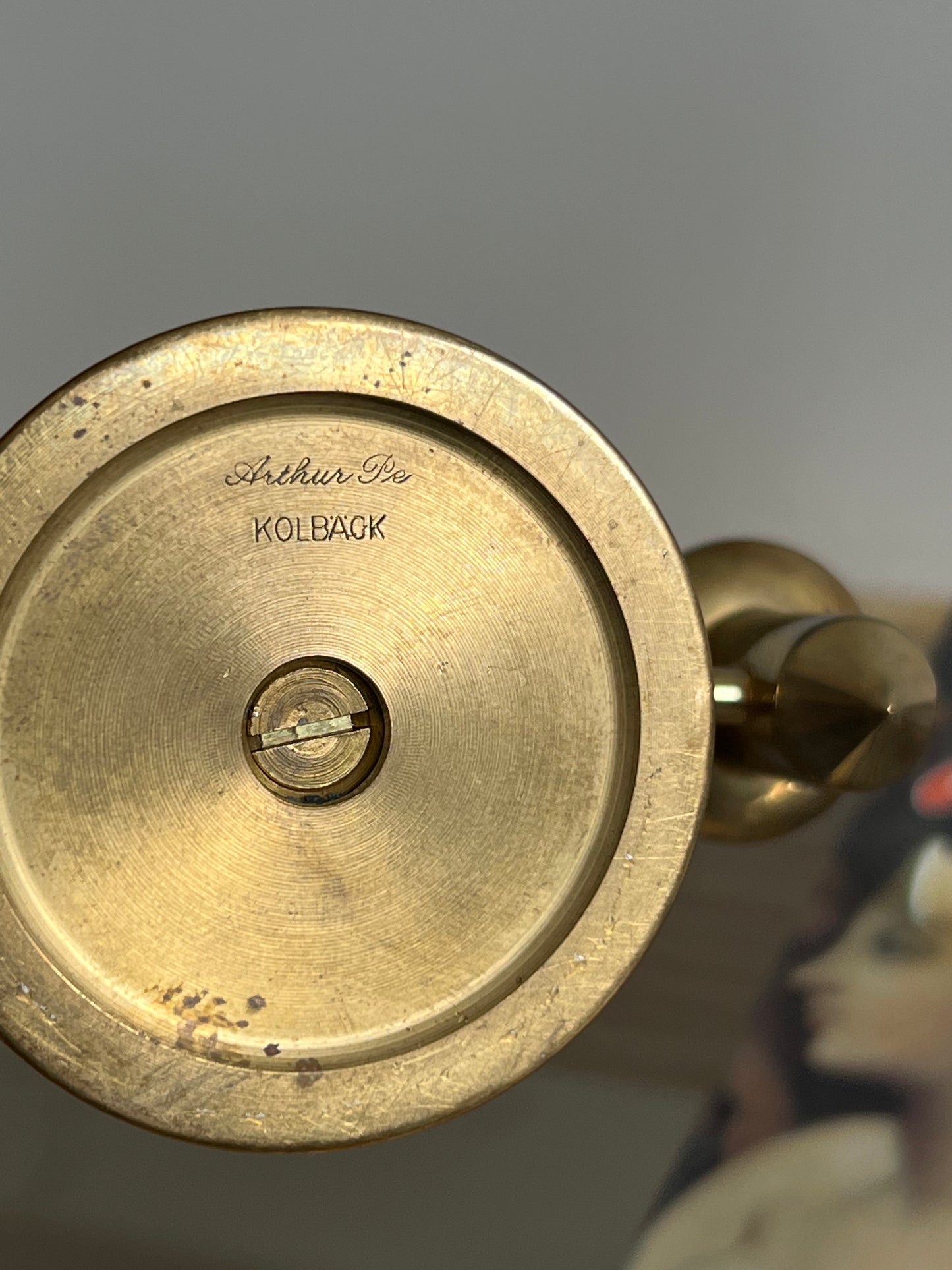 - Solid Brass Candle Holder, Sweden