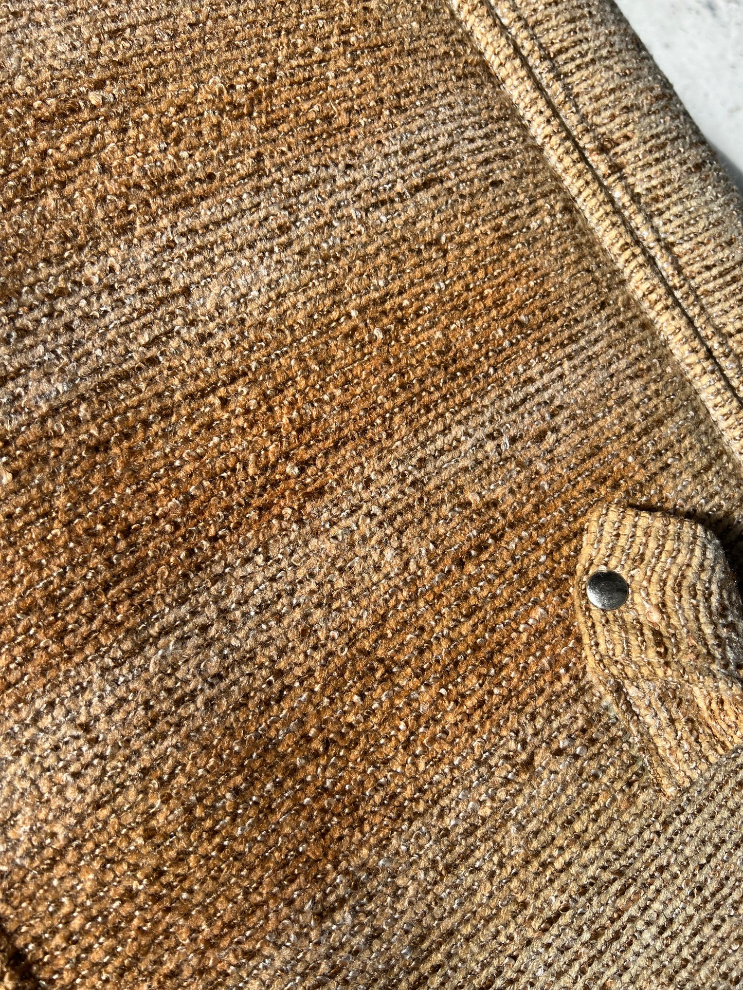 Vintage Parker Tweed Boucle Modular Sofa Set