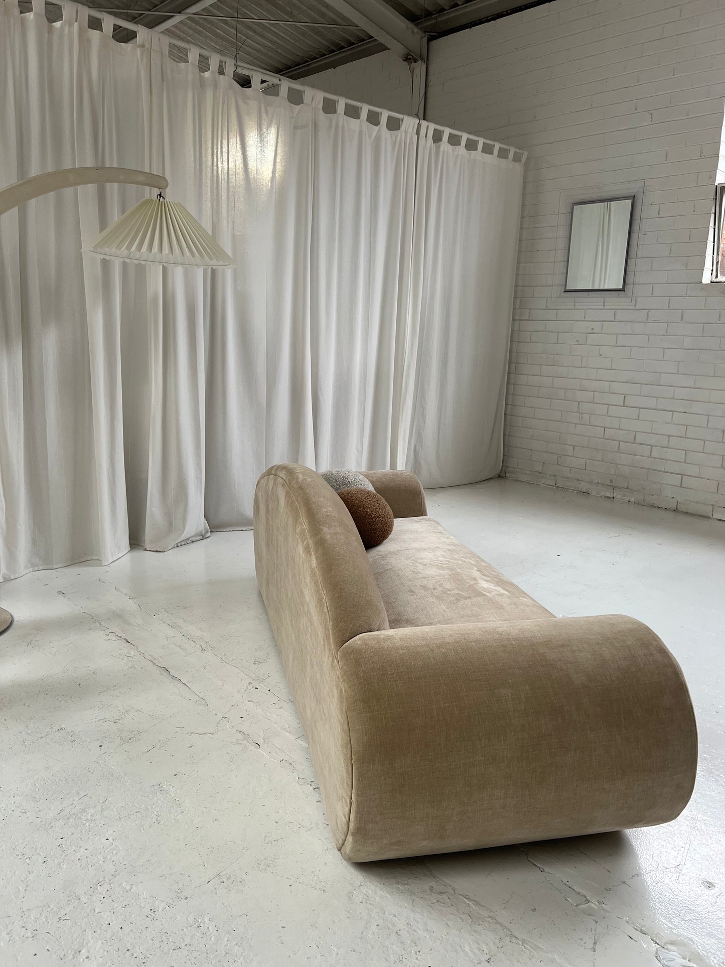 - Bespoke Velvet Space Sofa