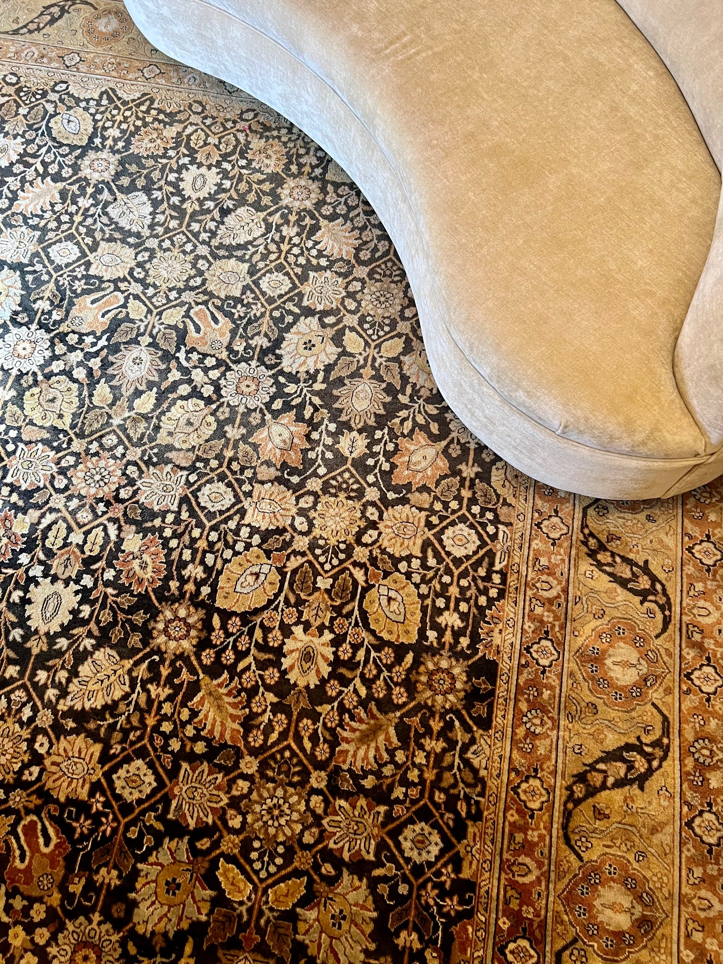 - Large Handmade Hali Wool Rug