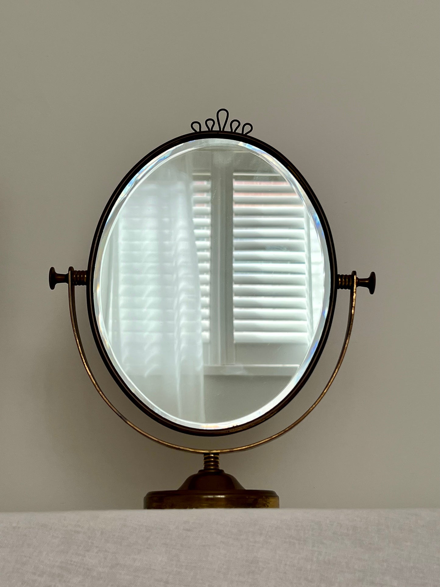 - 1940s Swedish Table Mirror by Josef Frank (attr.)