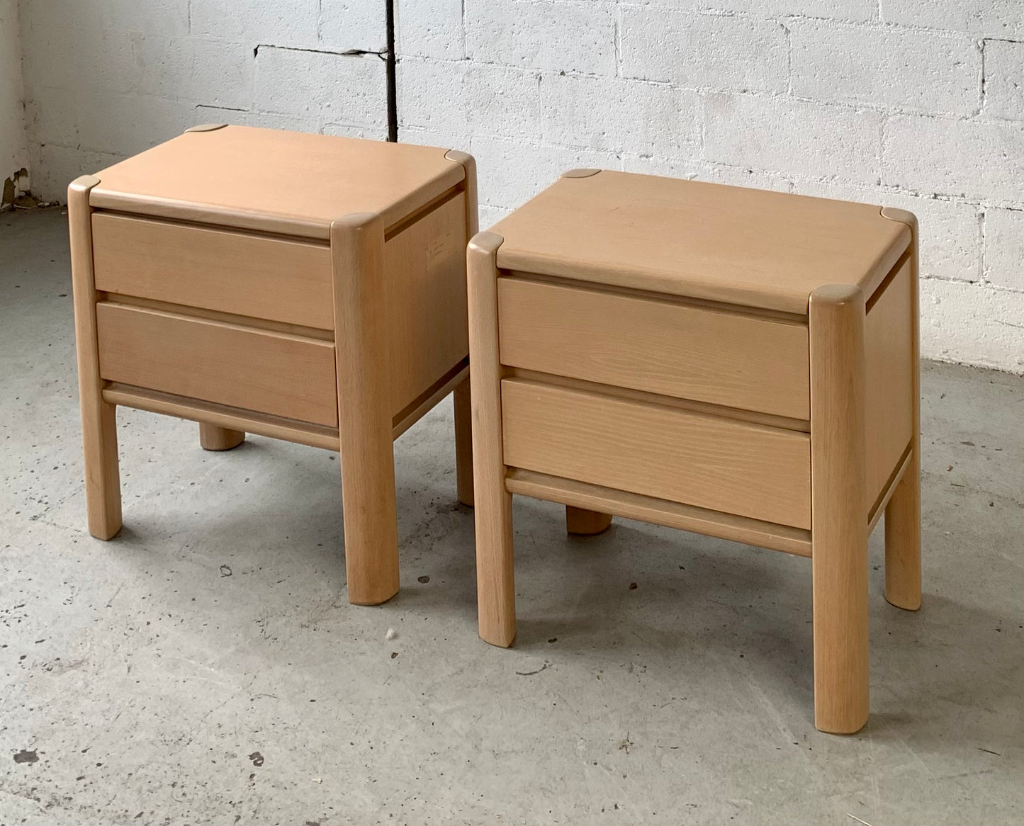 - Set of Two Vintage Kalmar Bedside Tables