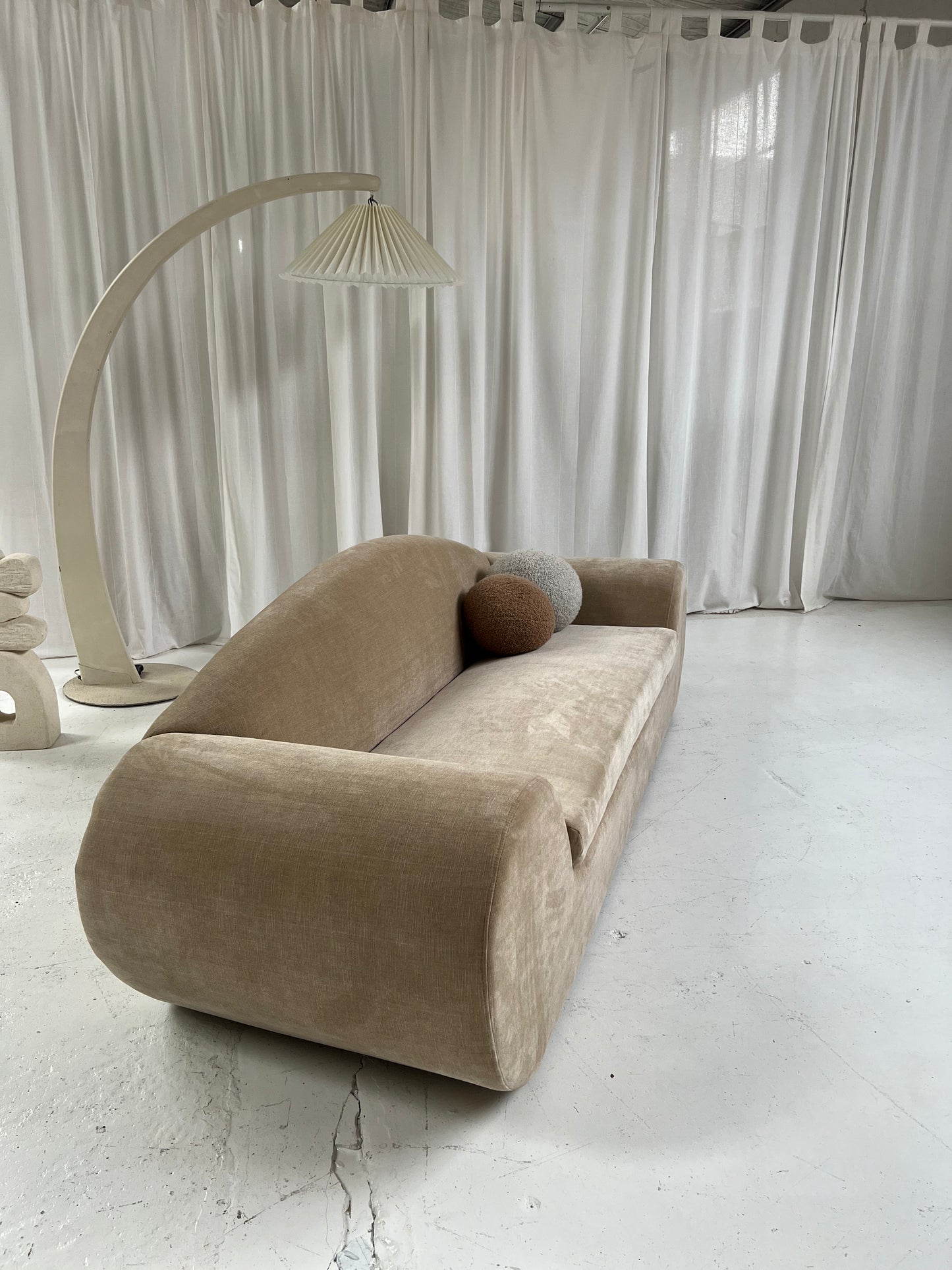 - Bespoke Velvet Space Sofa