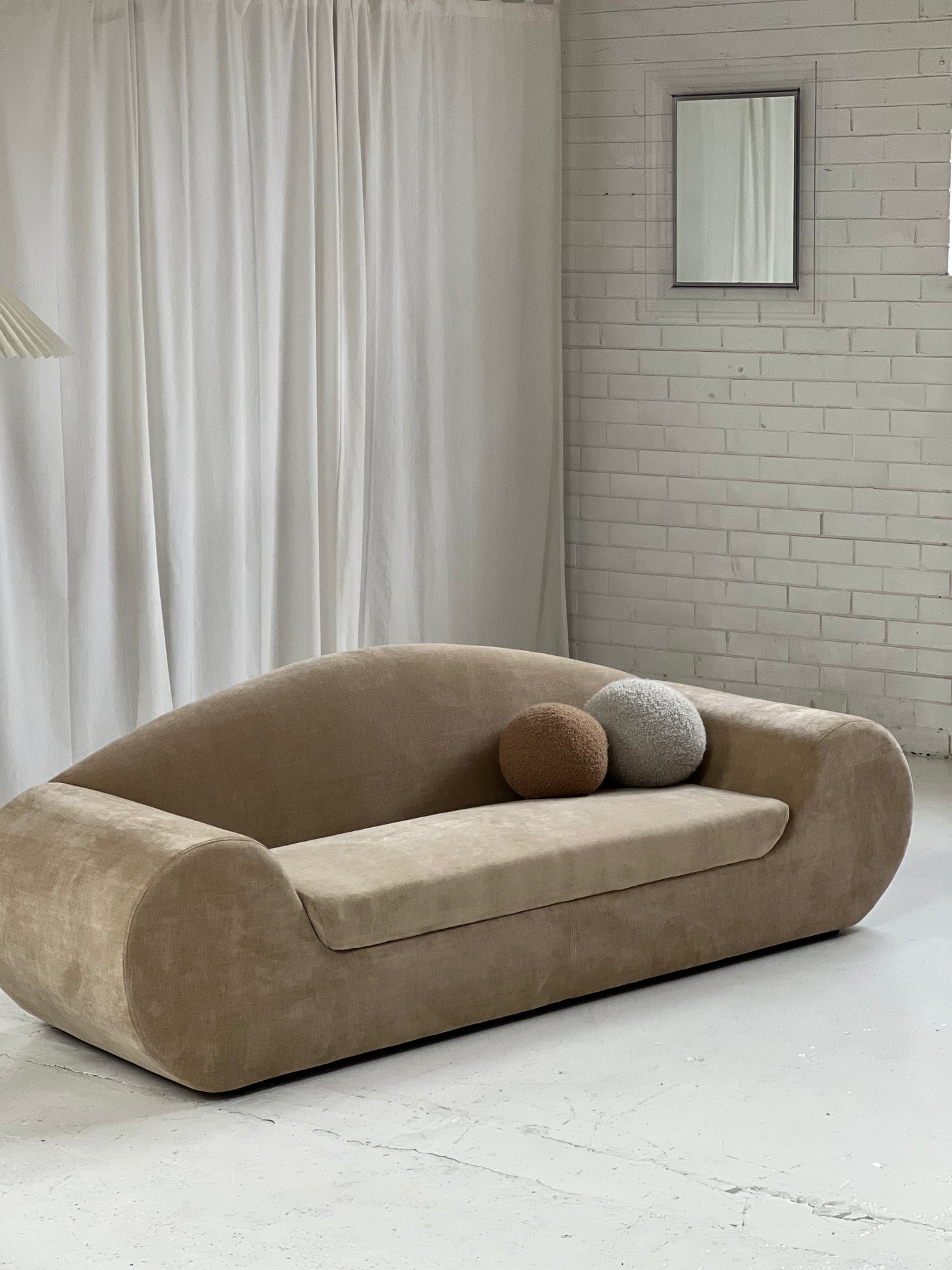 - Bespoke Velvet Space Sofa