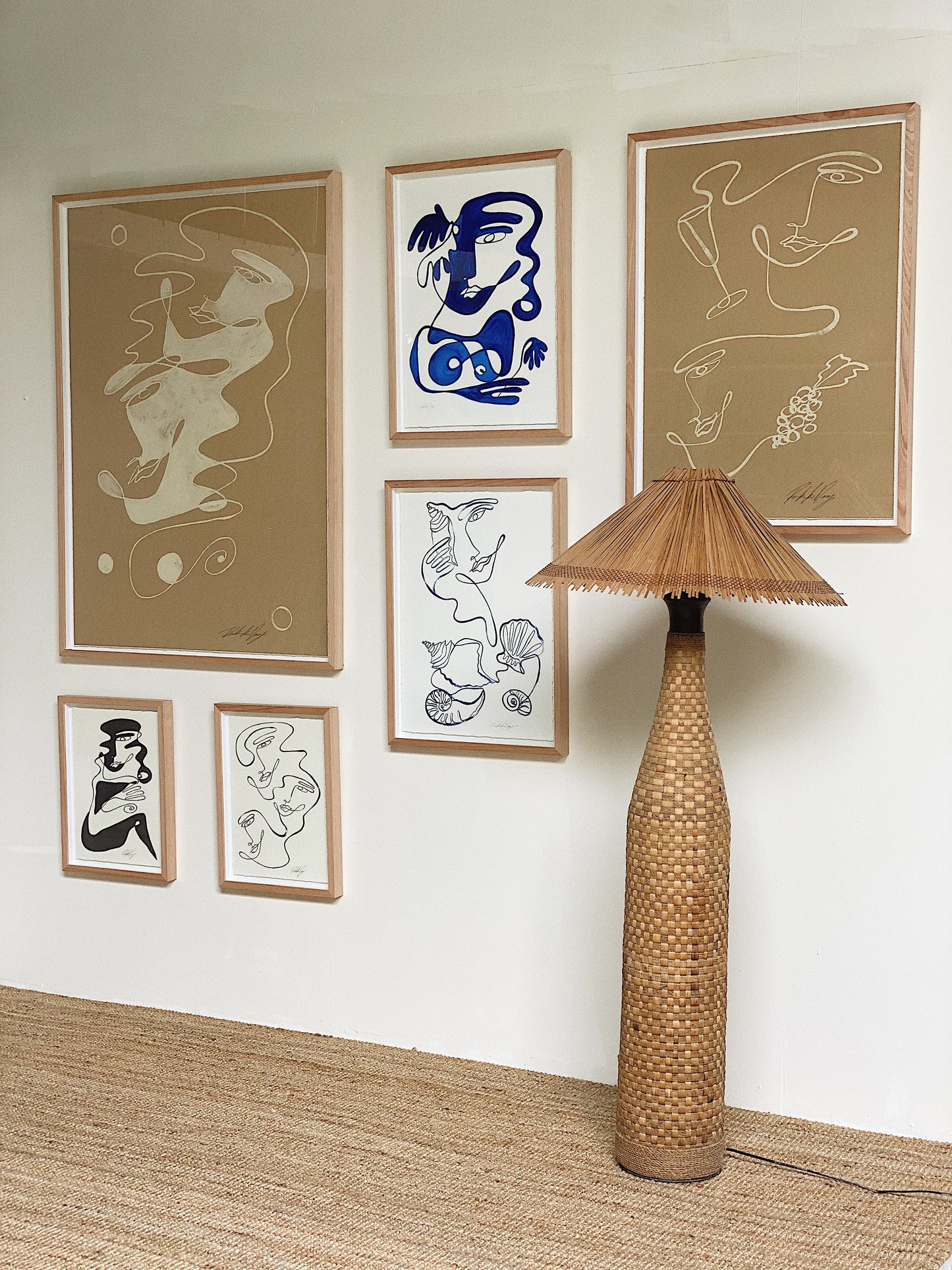 “Call Me On My Shell Phone” By Rikki Day ~ Float framed in Tasmanian Oak, limited edition