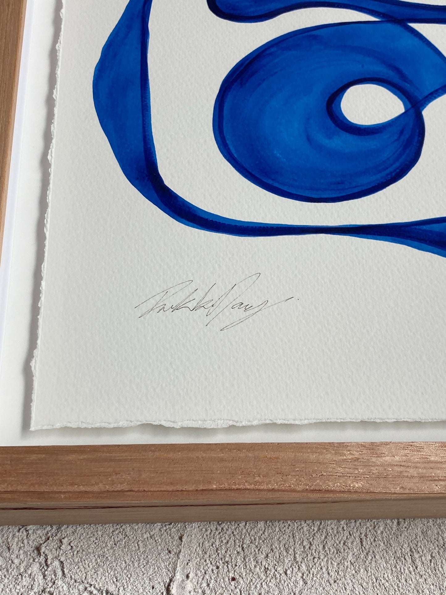 “Scales” By Rikki Day ~ Float framed in Tasmanian Oak, limited edition