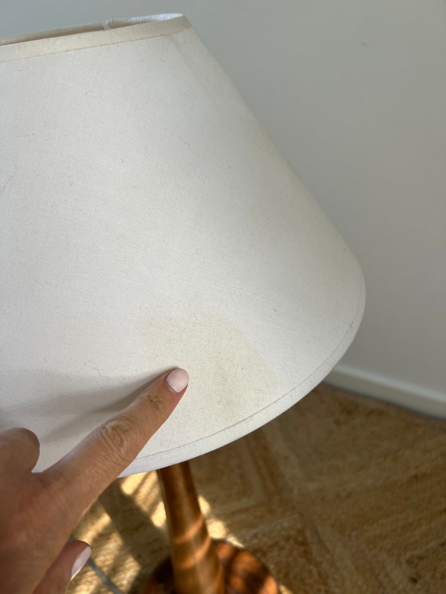 - Vintage Turned Wood Lamp