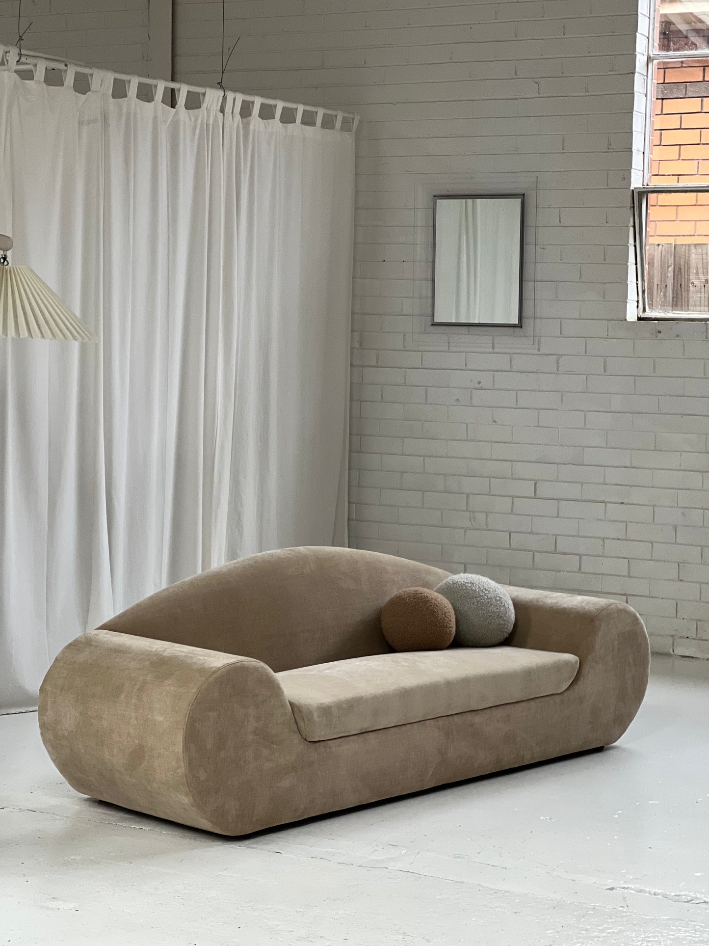 - Bespoke Velvet Space Sofa