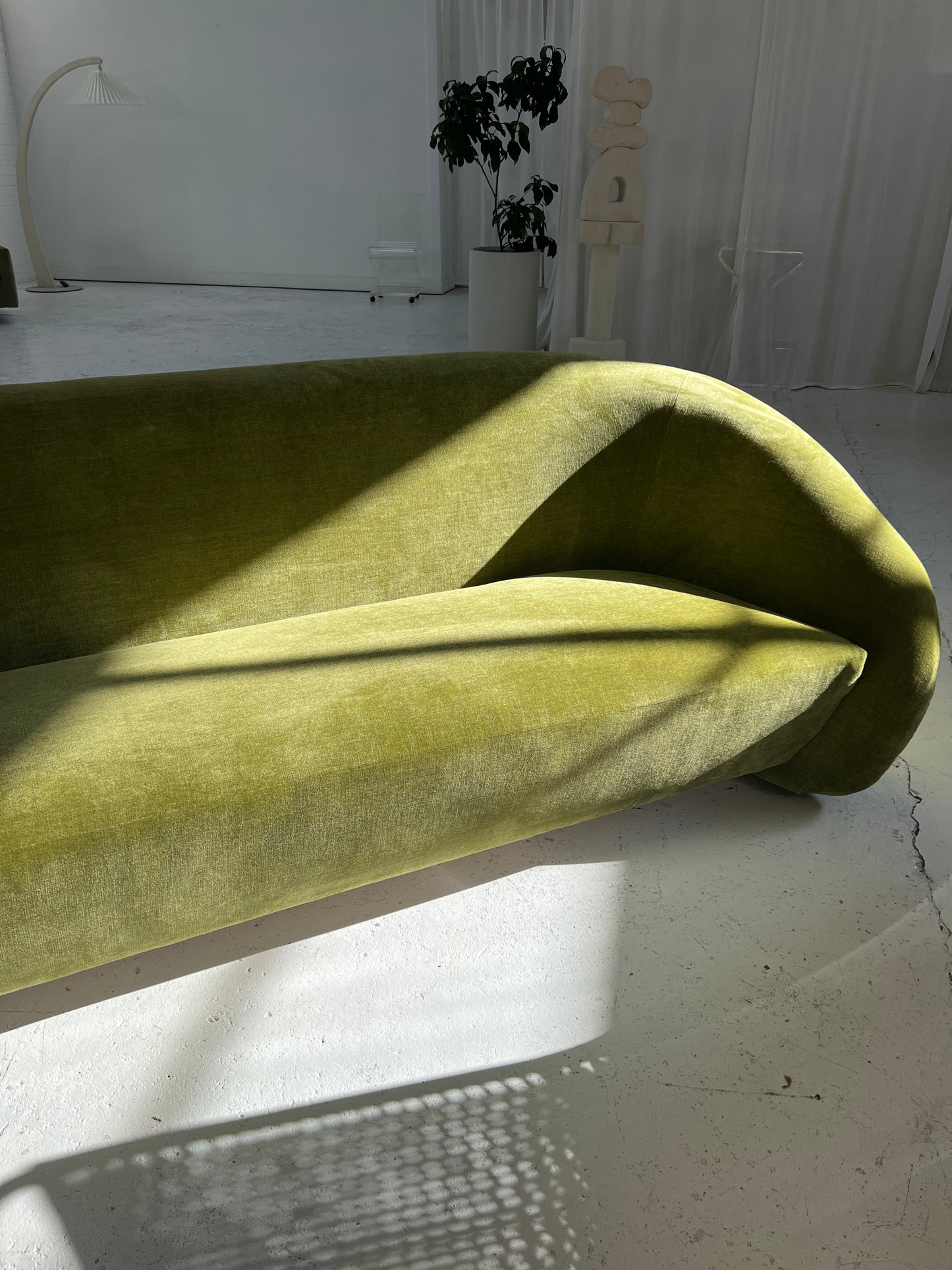 - Bespoke Olive Velvet Modular Sofa