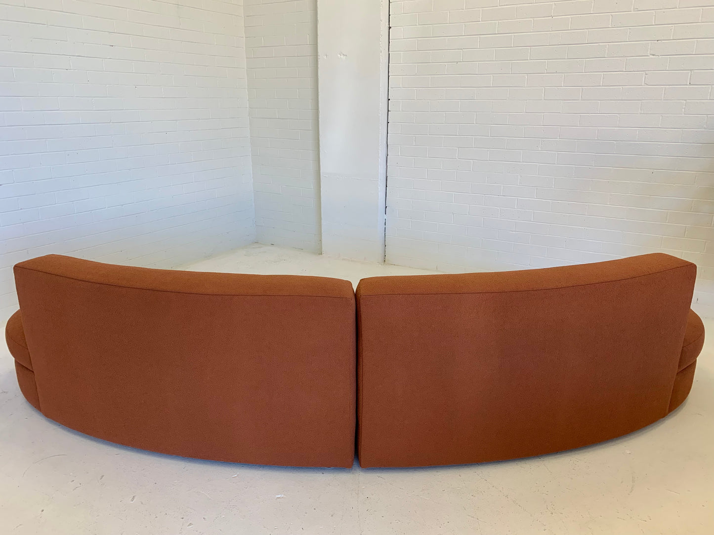 Boucle Curved Modular Sofa