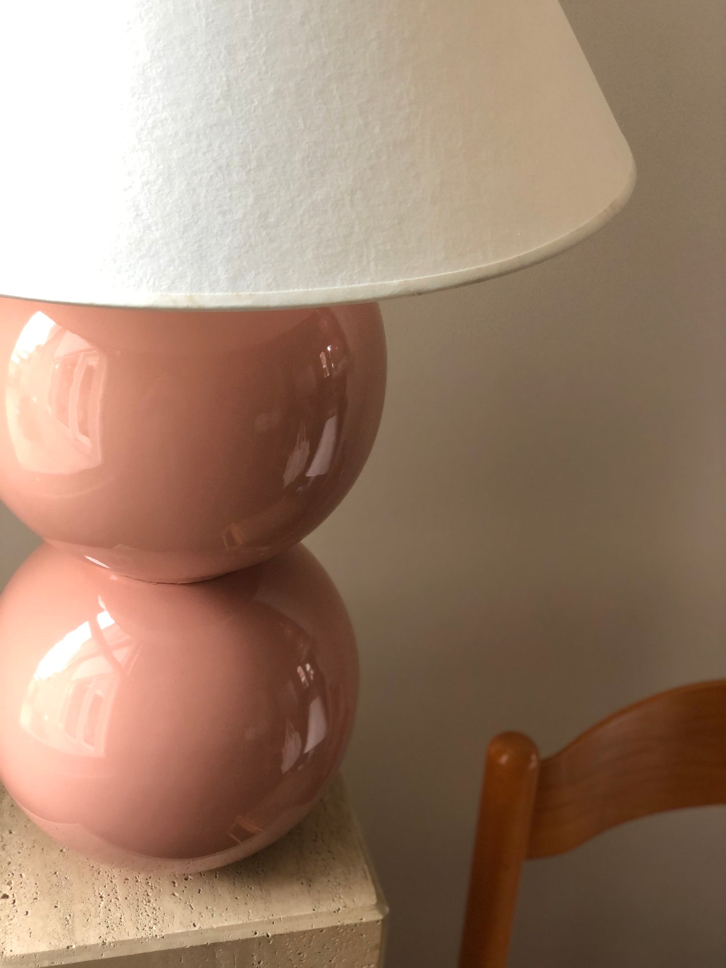 Glossy Pink Bubble Lamp