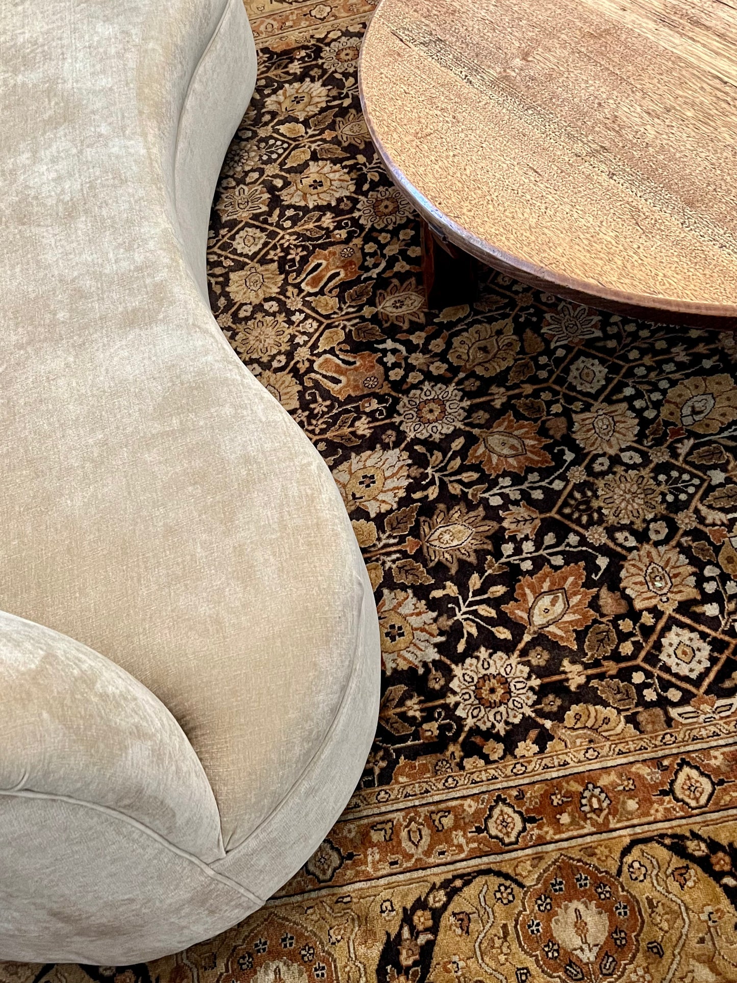 - Large Handmade Hali Wool Rug