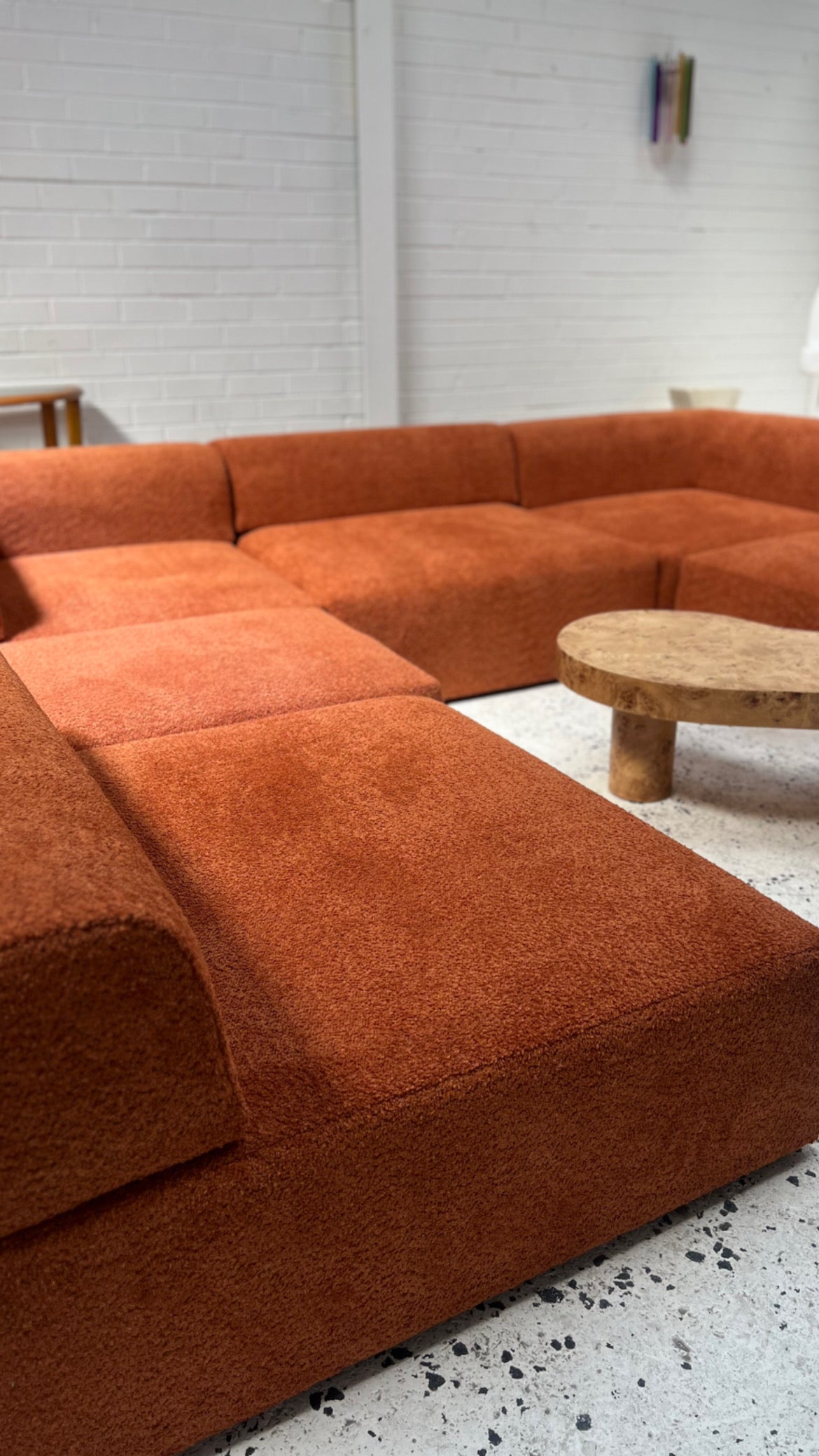 - Bespoke Boucle Modular Sofa Set