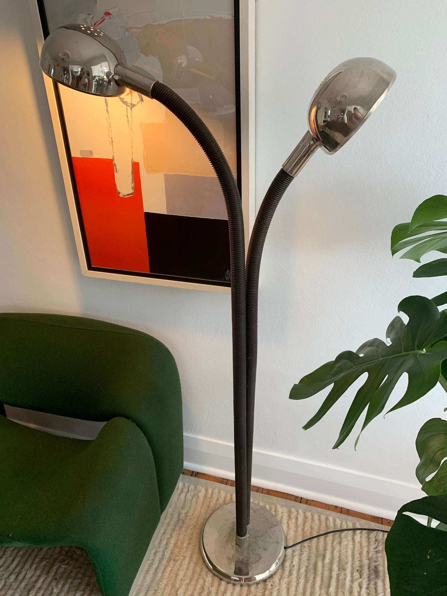 Vintage Oslo Twin Flex Floor Lamp