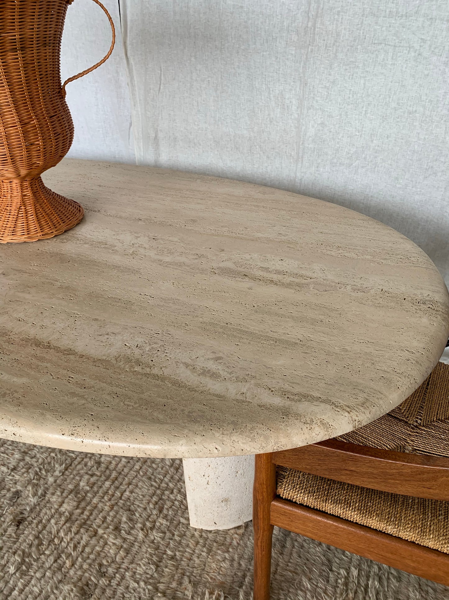 Travertine Dining Table